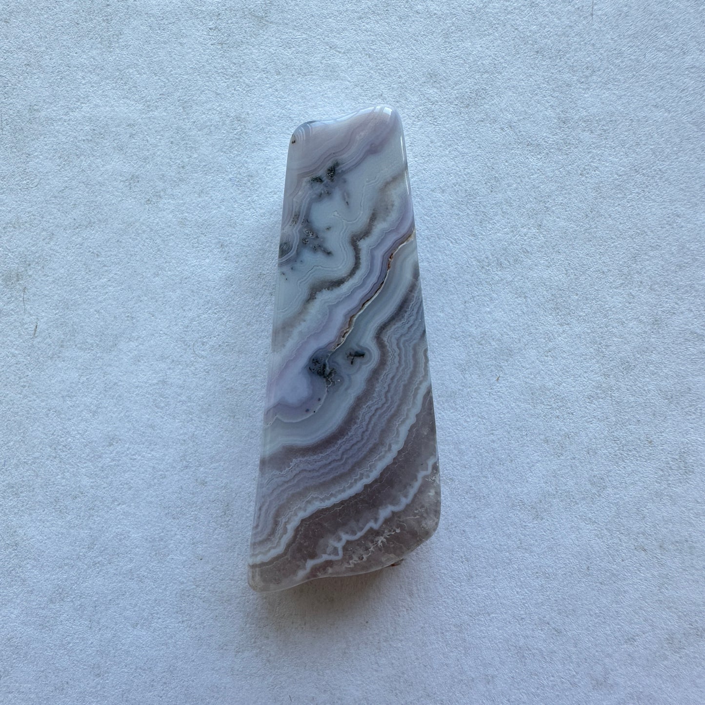 2.51g Colorado Silver-Bearing Amethyst Sowbelly Agate Slab