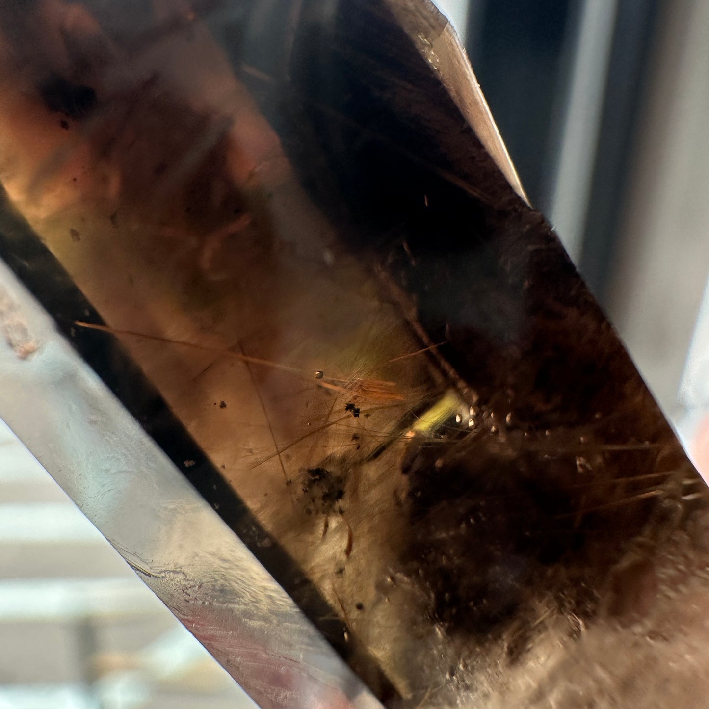 Miniature Sized Smoky Quartz with Epididymite Inclusions from Mount Malosa, Malawi