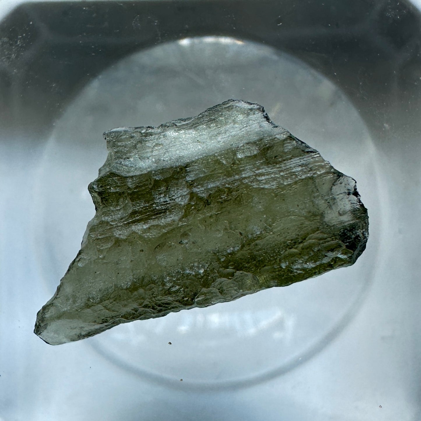 Genuine Green Moldavite 0.44g from Czech Republic