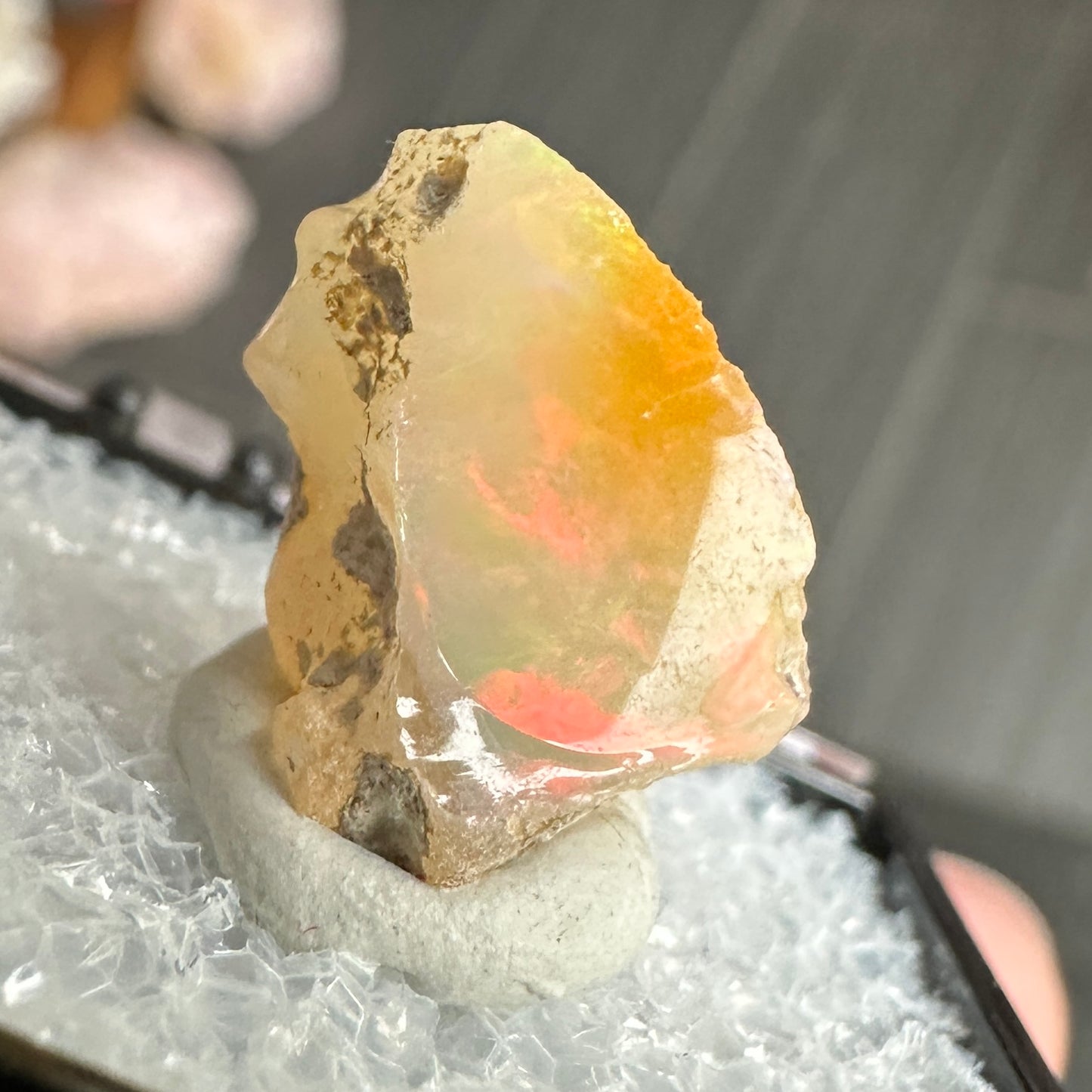Stunning A+ Welo Opal in Perky Box from Ethiopia
