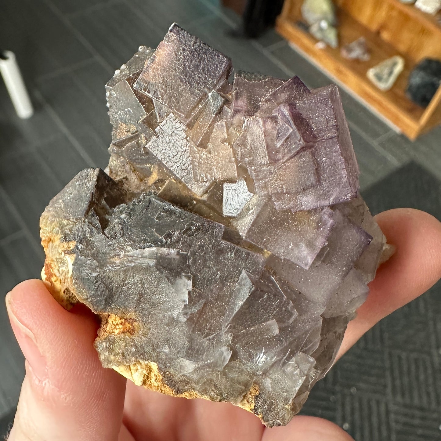 Miniature Purple Fluorite from Nigeria