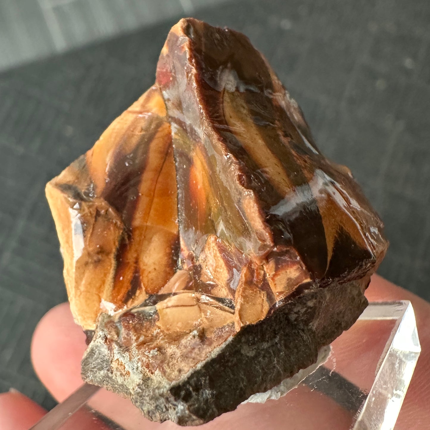 Chocolate Fire Opal Miniature from Ethiopia