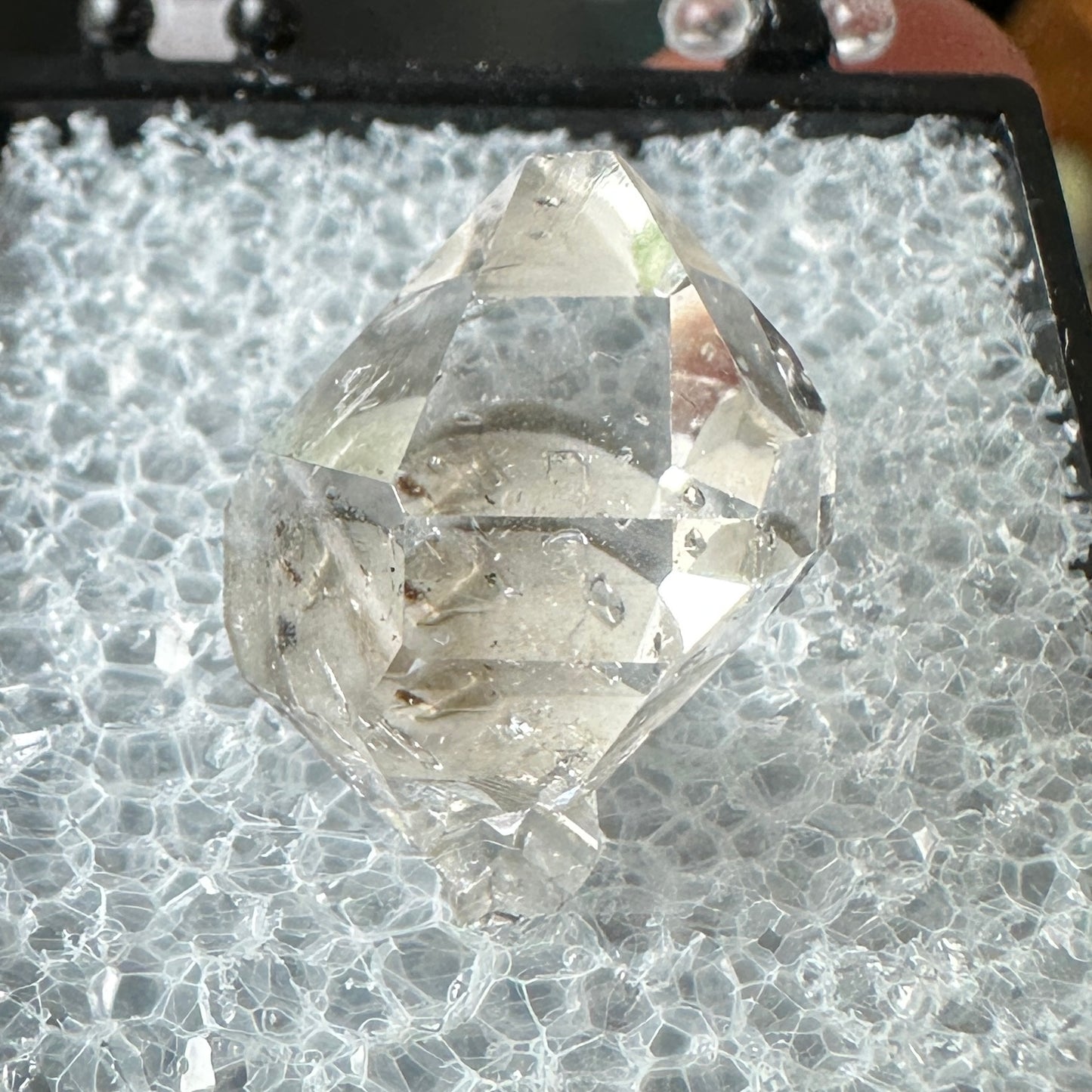 Herkimer Diamond Quartz Perky Box Specimen from New York