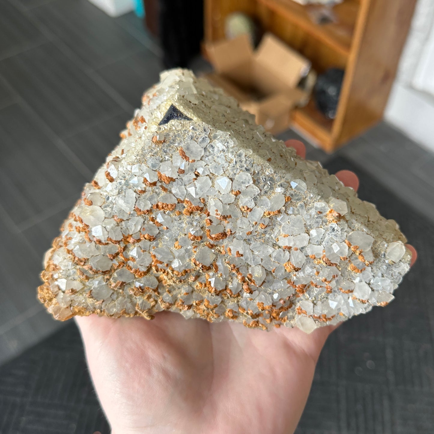 Fluorite with Quartz from Nigeria