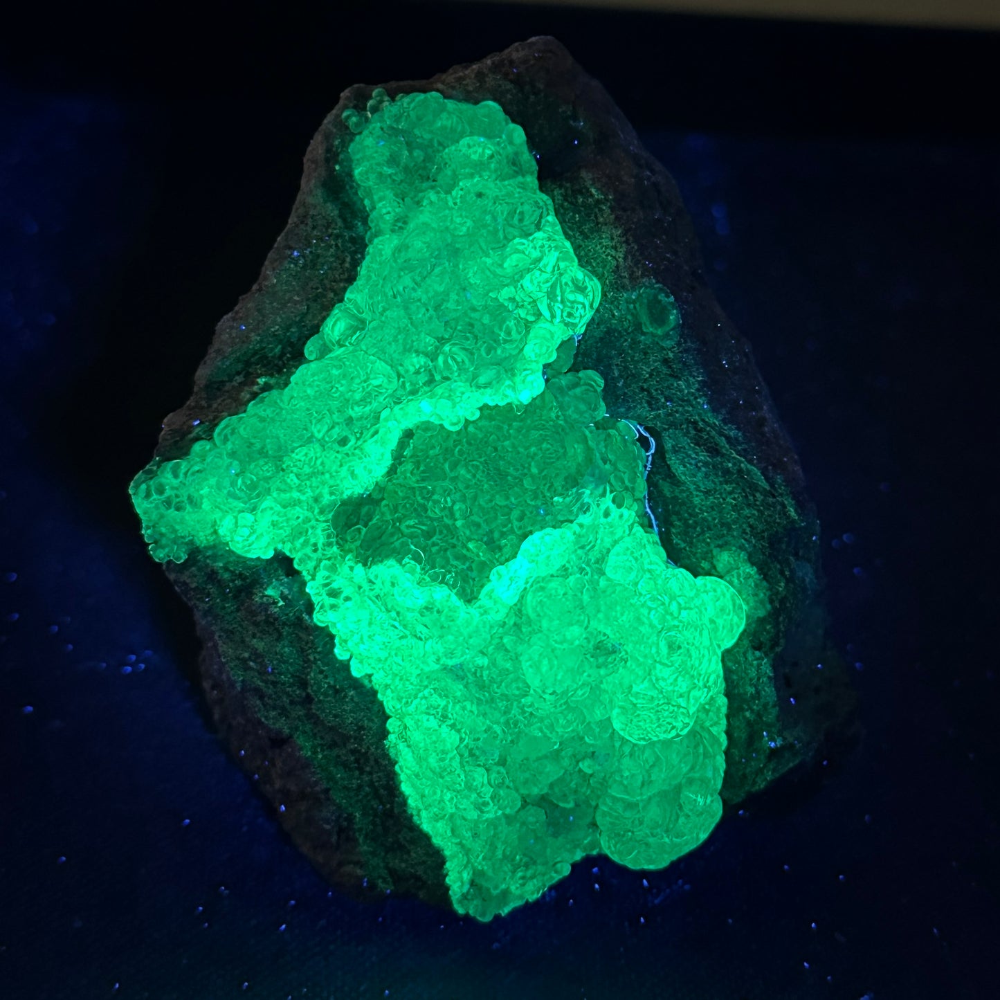 UV Reactive Hyalite Opal from Mexico