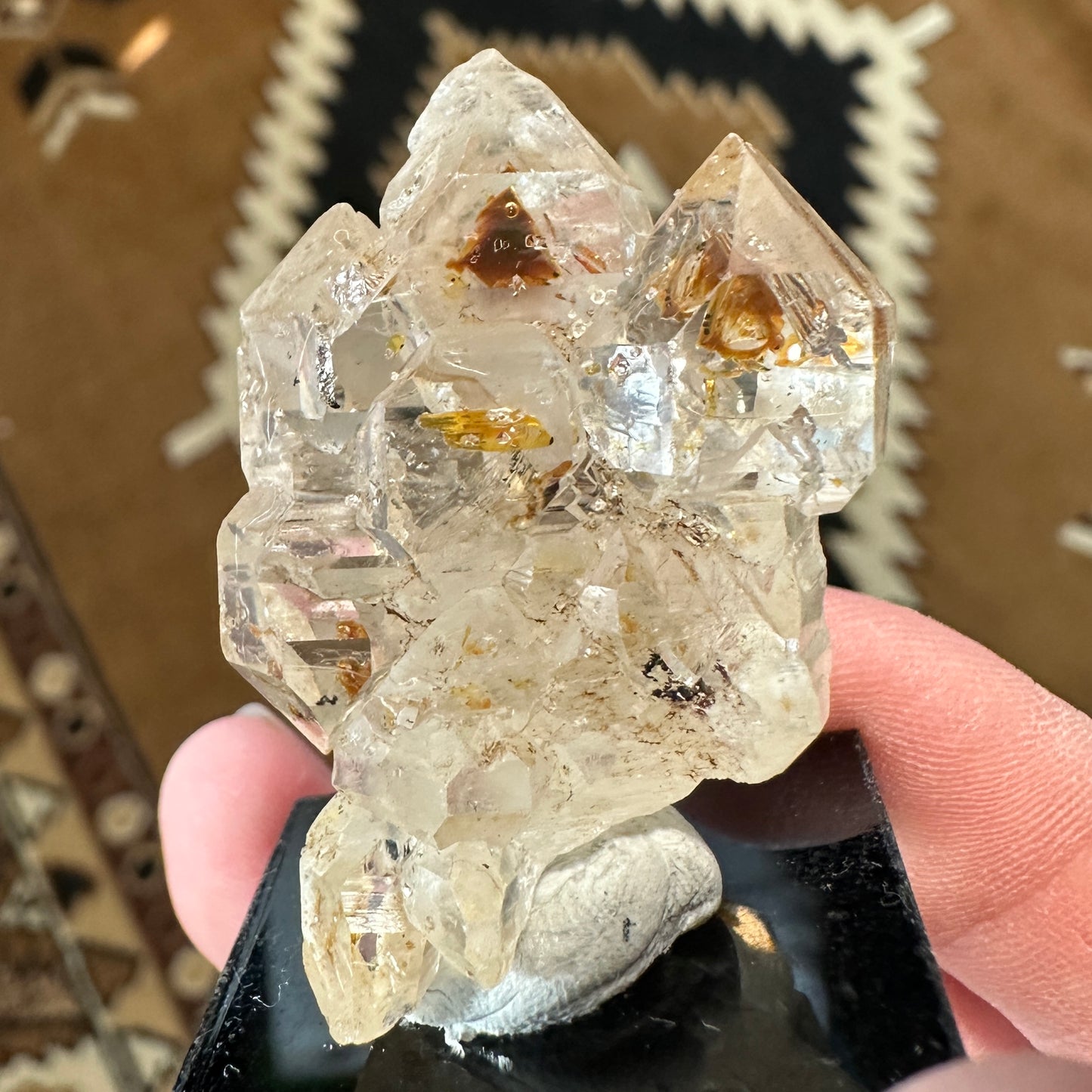 UV Reactive Petroleum Included Firefly Quartz from Madagascar