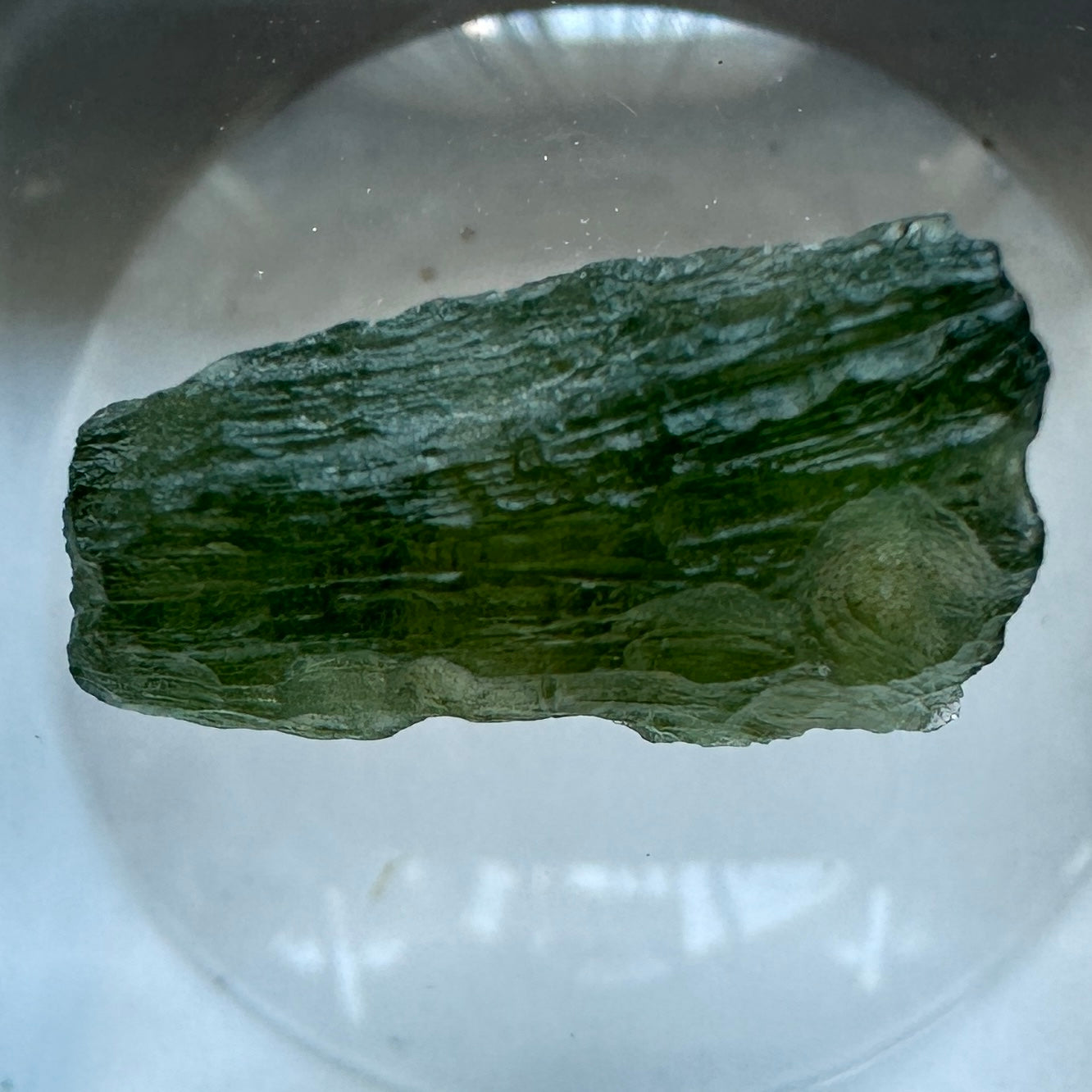 Genuine Green Moldavite 0.65g from Czech Republic