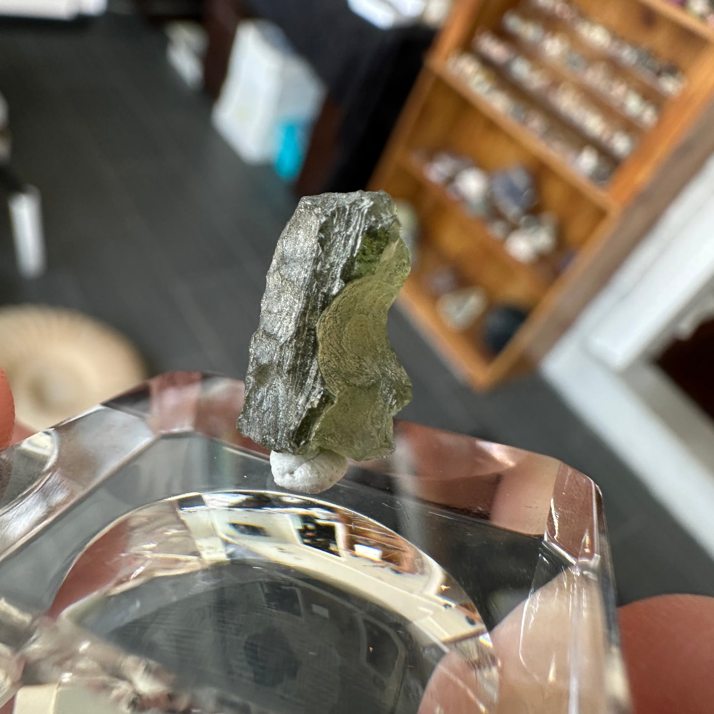 Genuine Green Moldavite 0.65g from Czech Republic