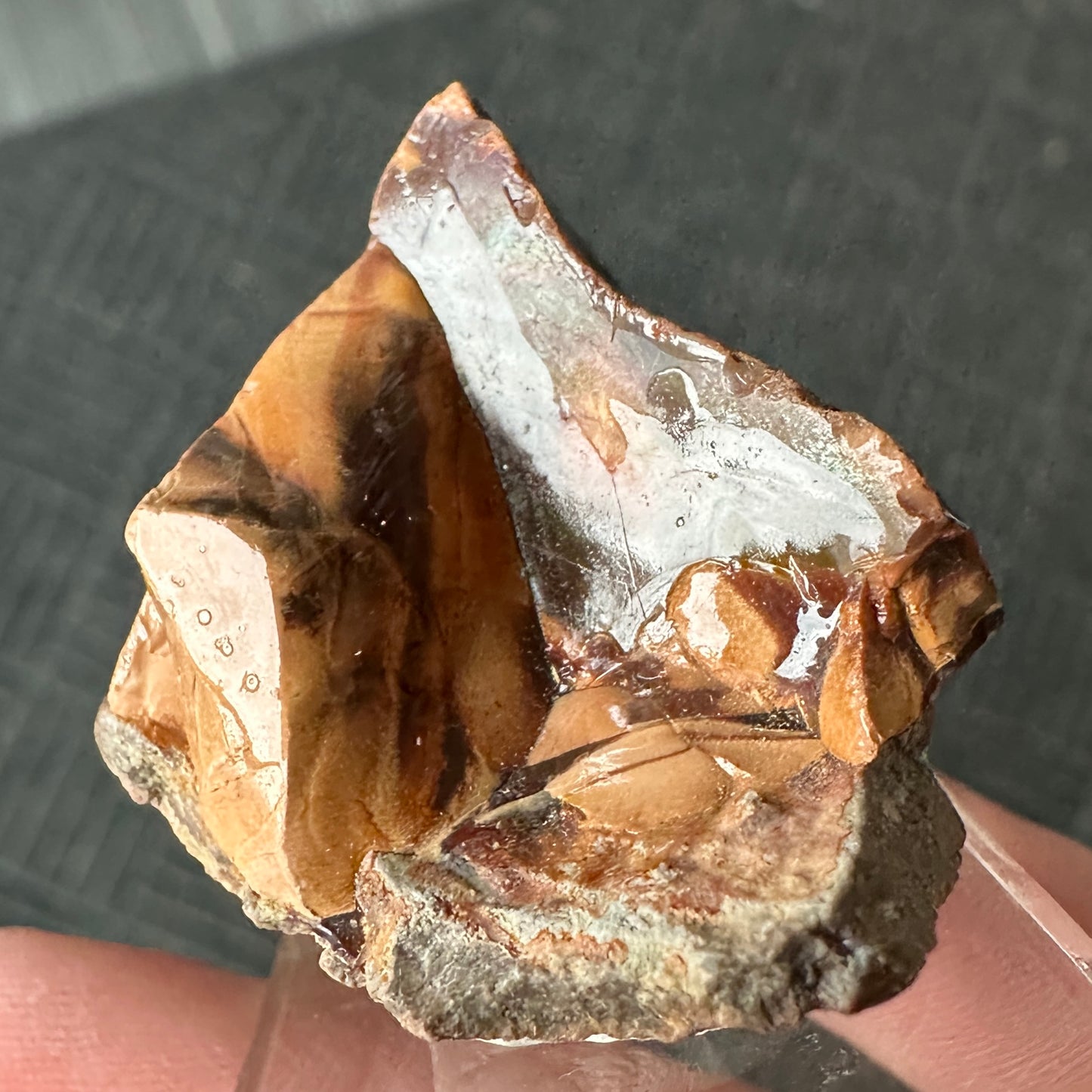 Chocolate Fire Opal Miniature from Ethiopia