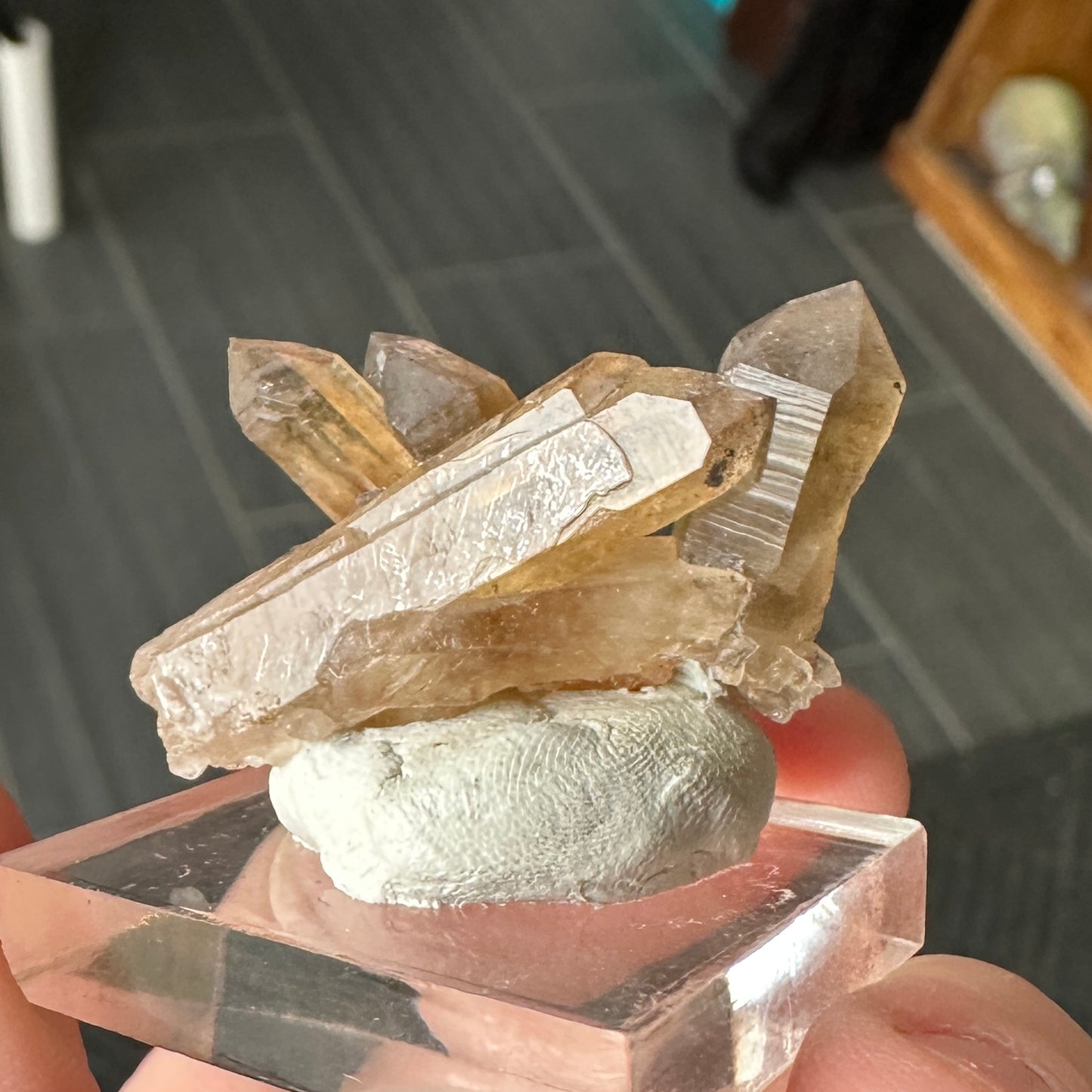 Miniature Sized Smoky Citrine from Orange River, Namibia