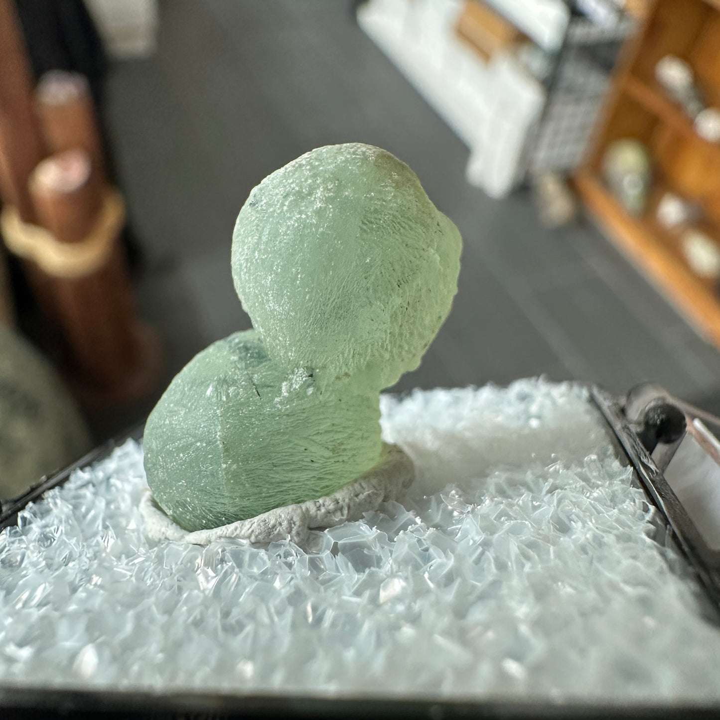 Prehnite Perky Box Specimen from Mali