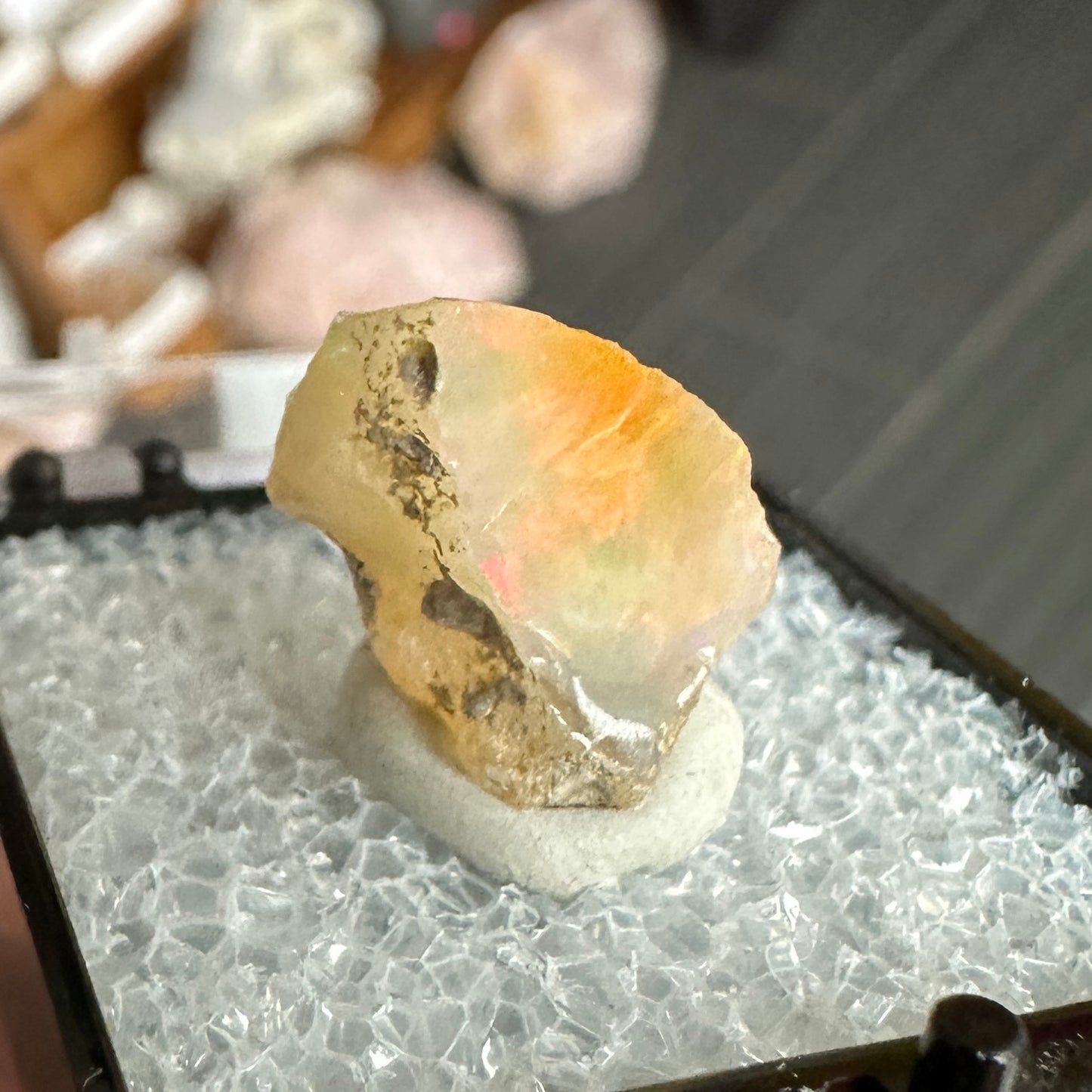 Stunning A+ Welo Opal in Perky Box from Ethiopia