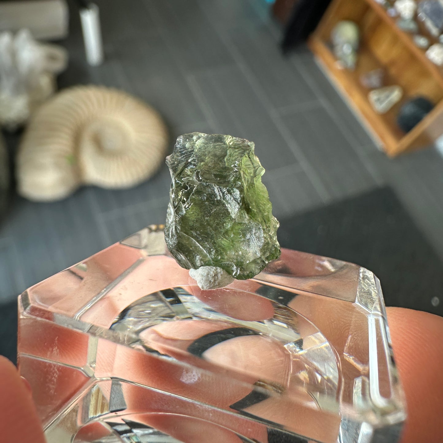 Genuine Green Moldavite 0.94g from Czech Republic