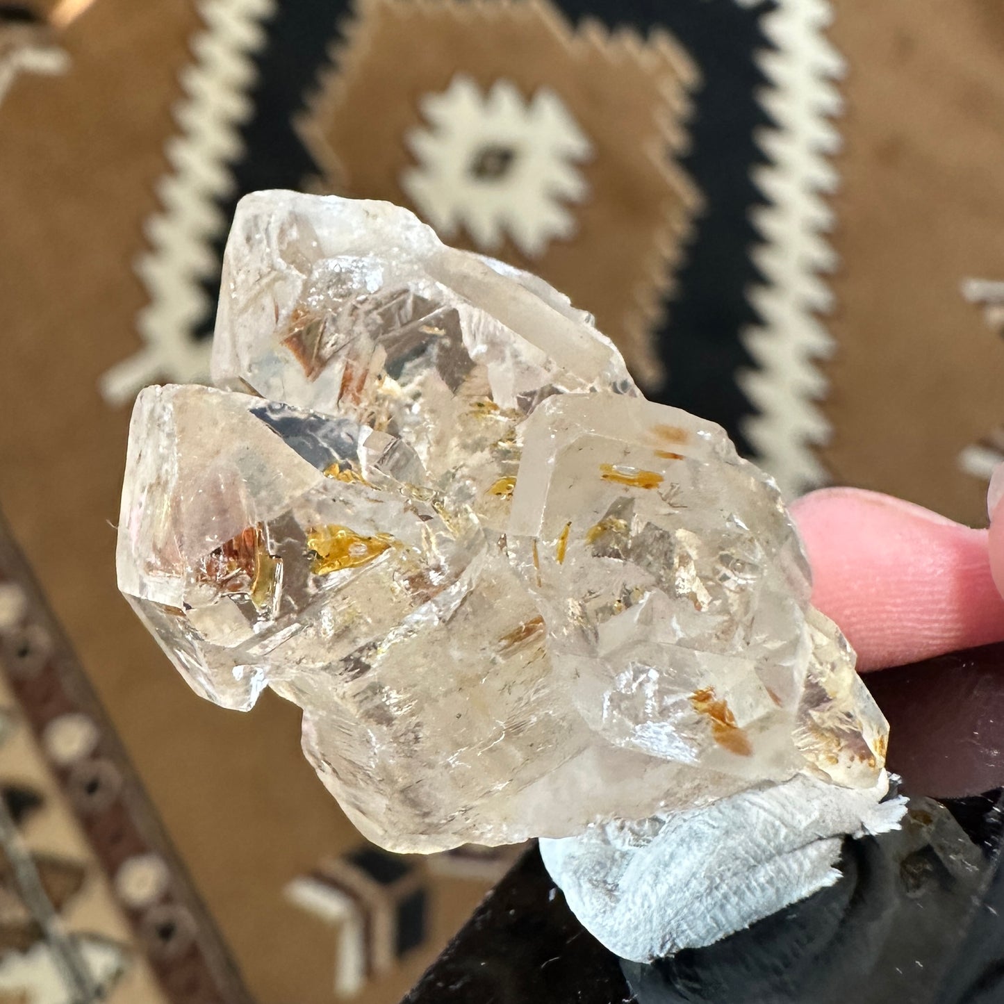 UV Reactive Petroleum Included Firefly Quartz from Madagascar