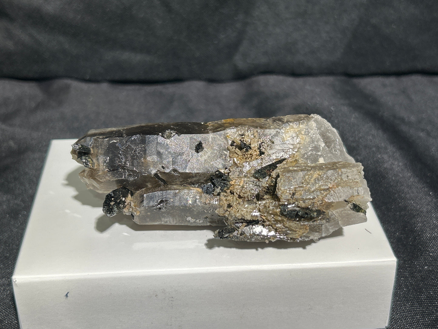 Aegirine,Smoky Quartz, Microcline, Zircon Specimen