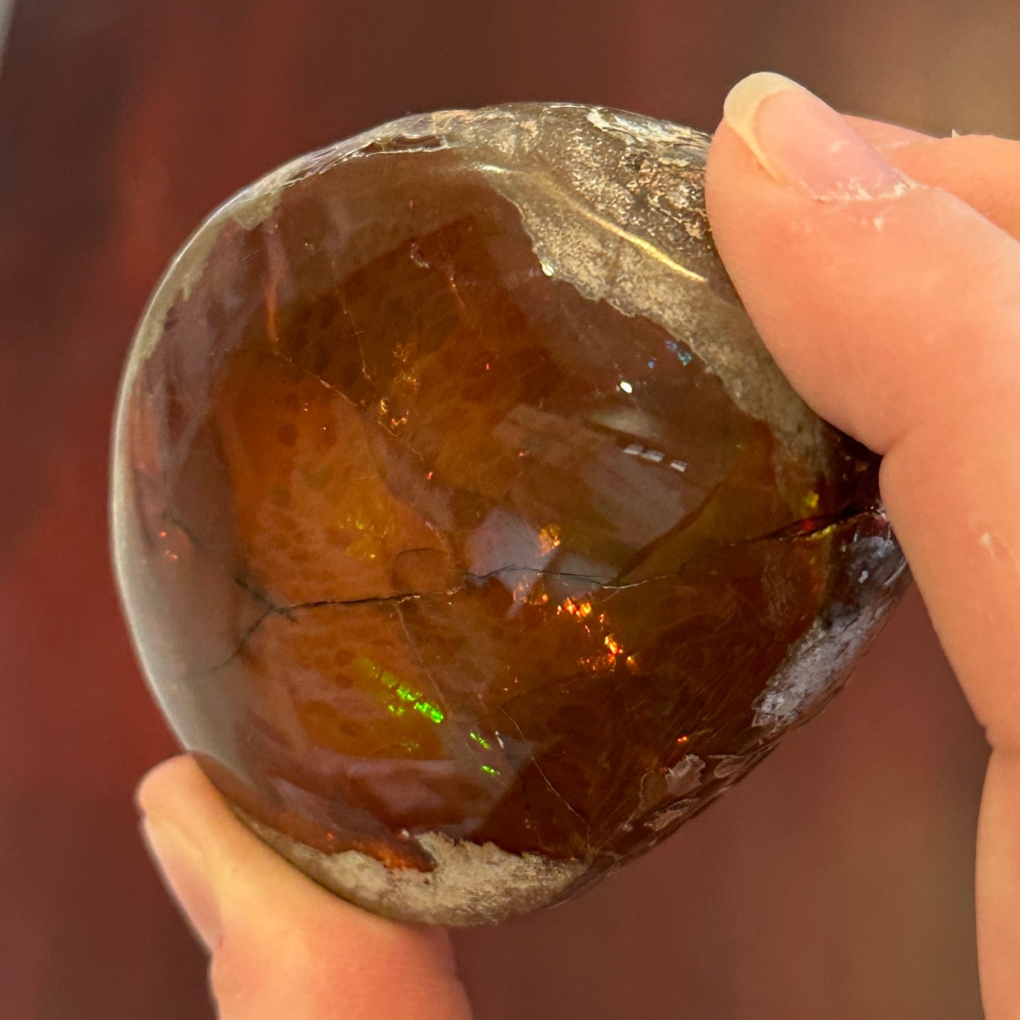 Marcela- 125g Hand-Polished Chocolate Opal from Ethiopia