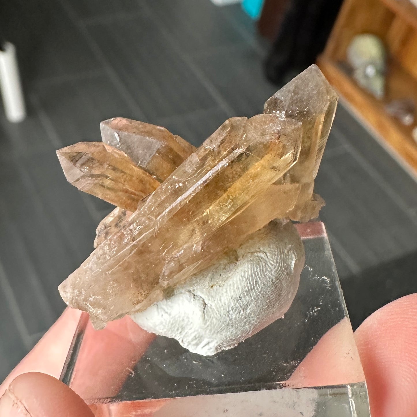 Miniature Sized Smoky Citrine from Orange River, Namibia