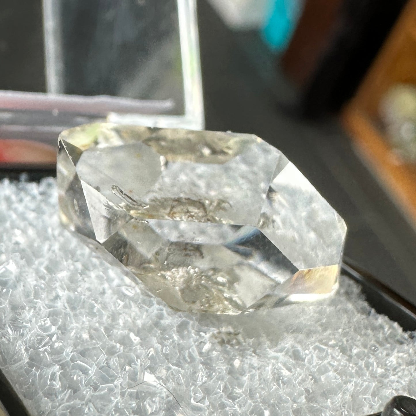 Herkimer Diamond Quartz Perky Box Specimen from New York