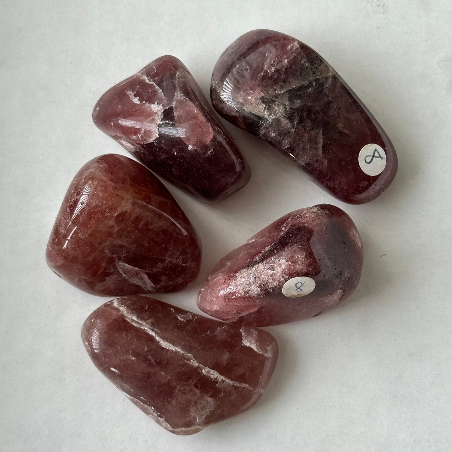 Large Tumbled Tanzberry Red Aventurine from Tanzania