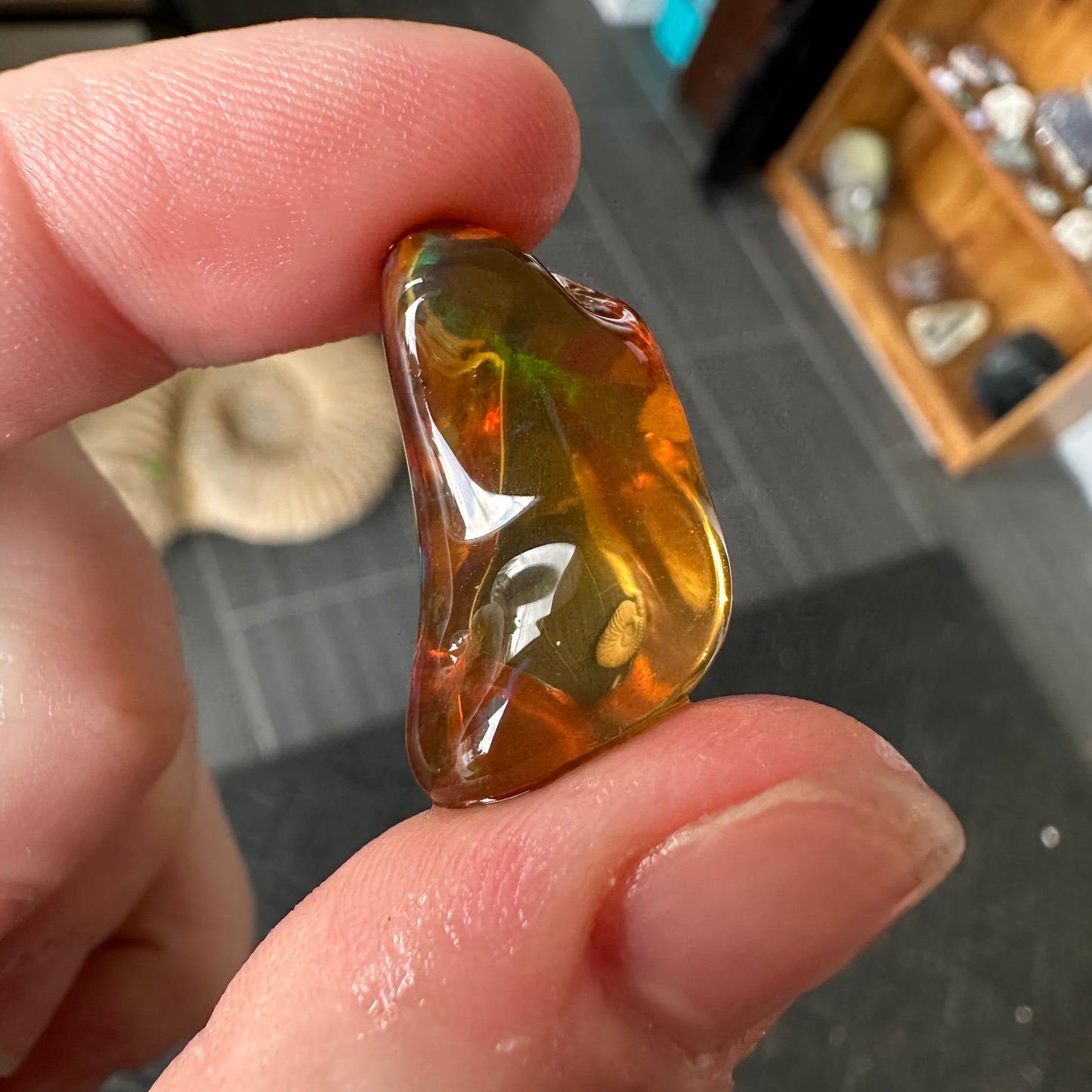 A+ 6.40g Welo Water Opal from Ethiopia