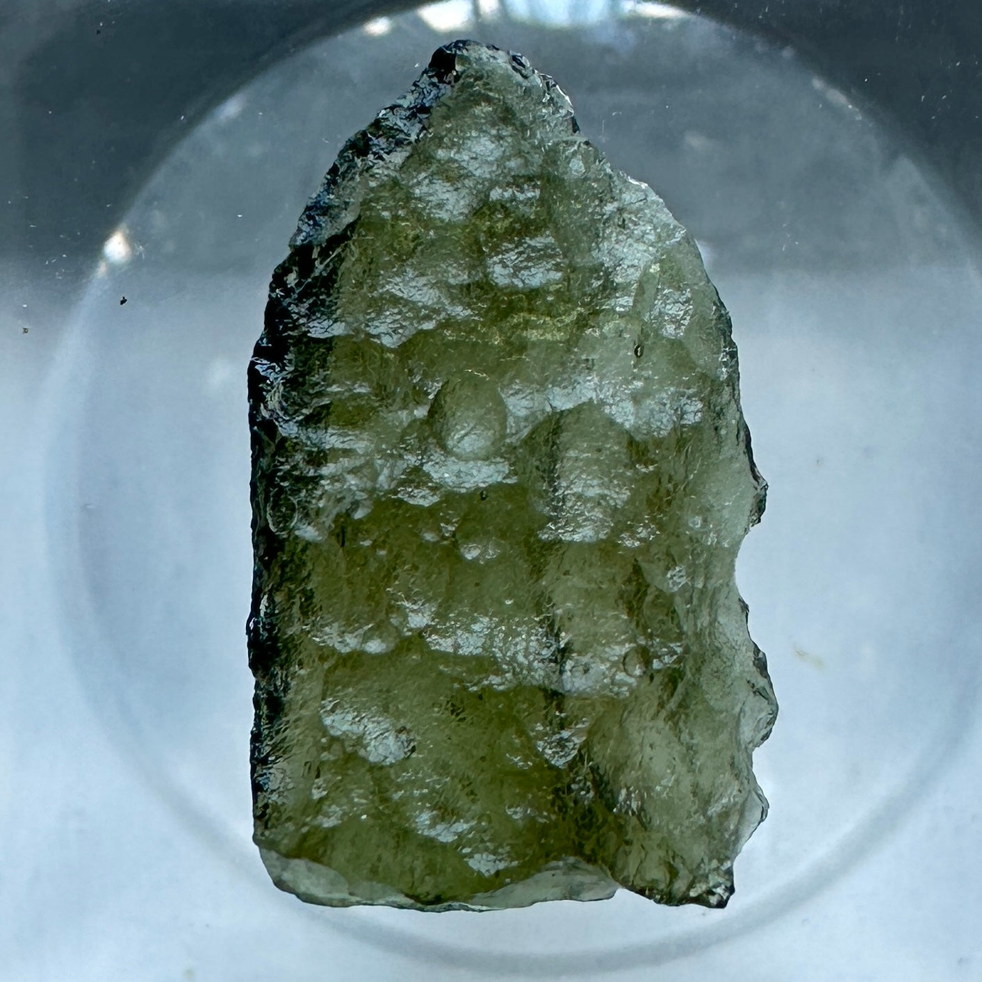 Genuine Green Moldavite 0.45g from Czech Republic