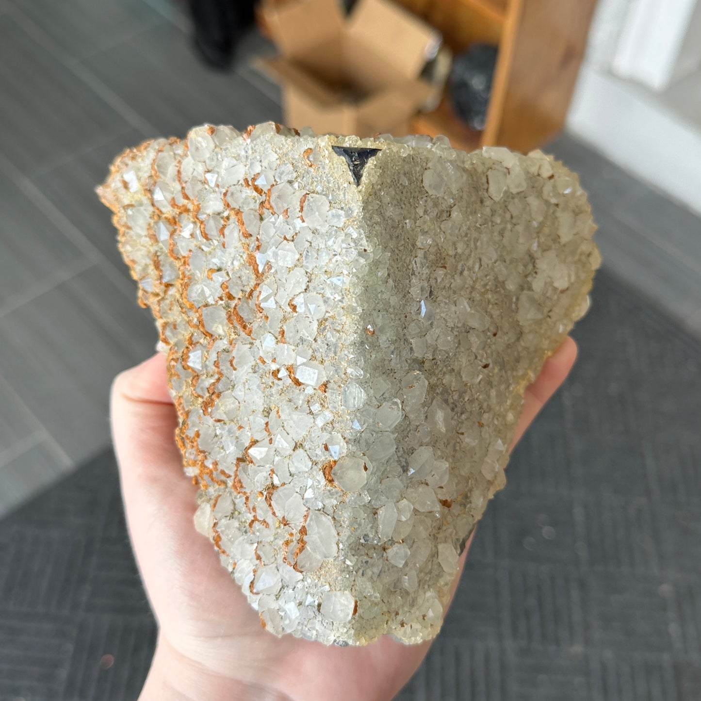 Fluorite with Quartz from Nigeria