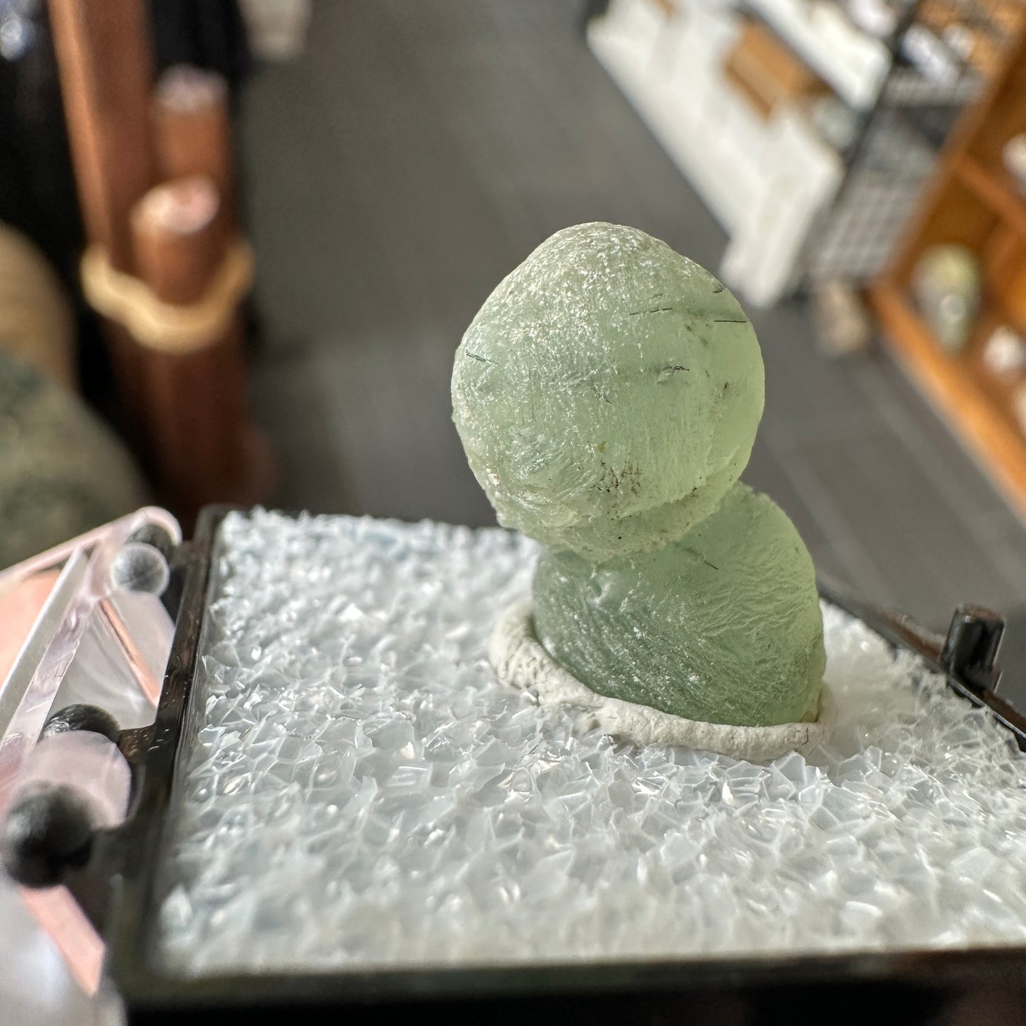 Prehnite Perky Box Specimen from Mali