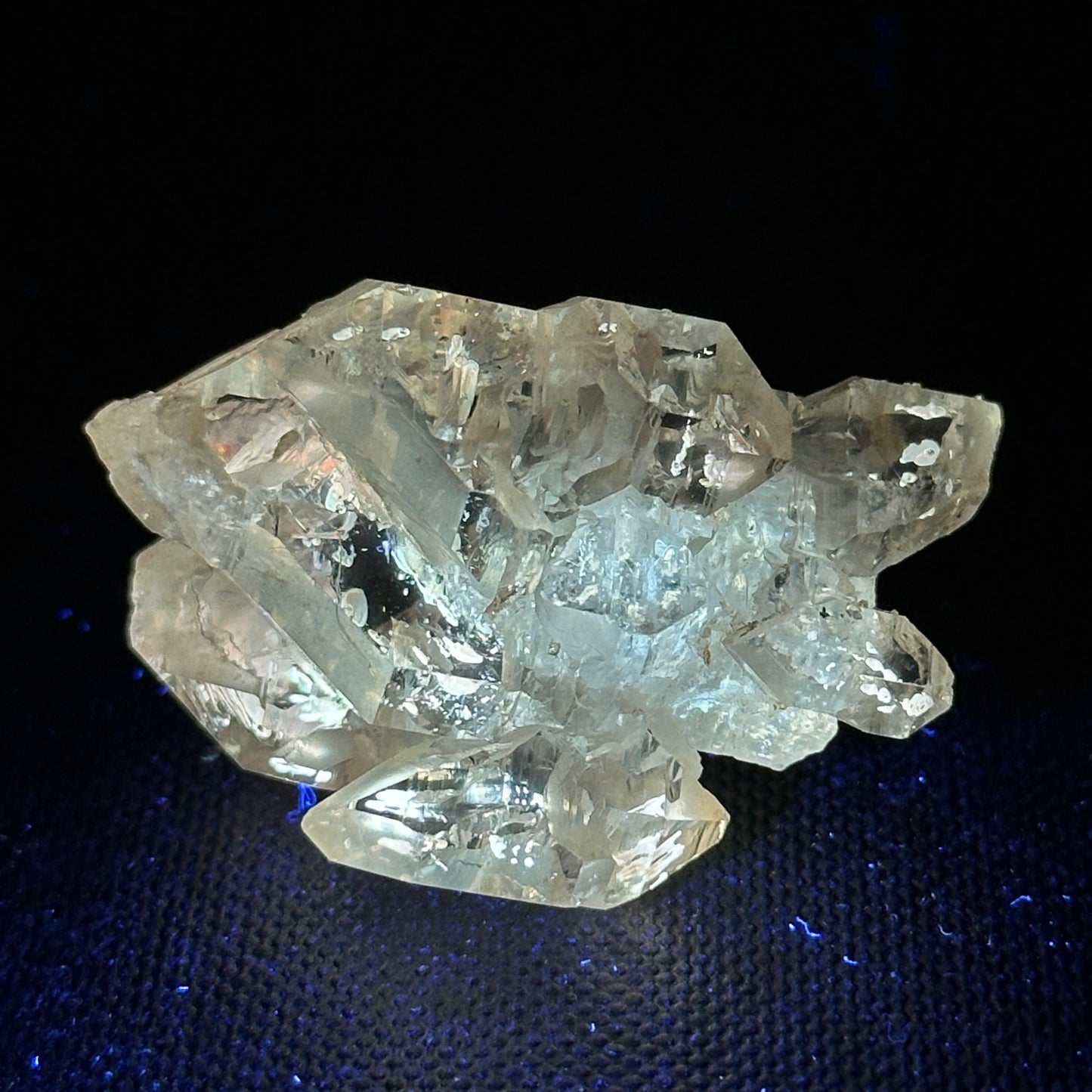 UV Reactive Petroleum Included Firefly Quartz from Madagascar