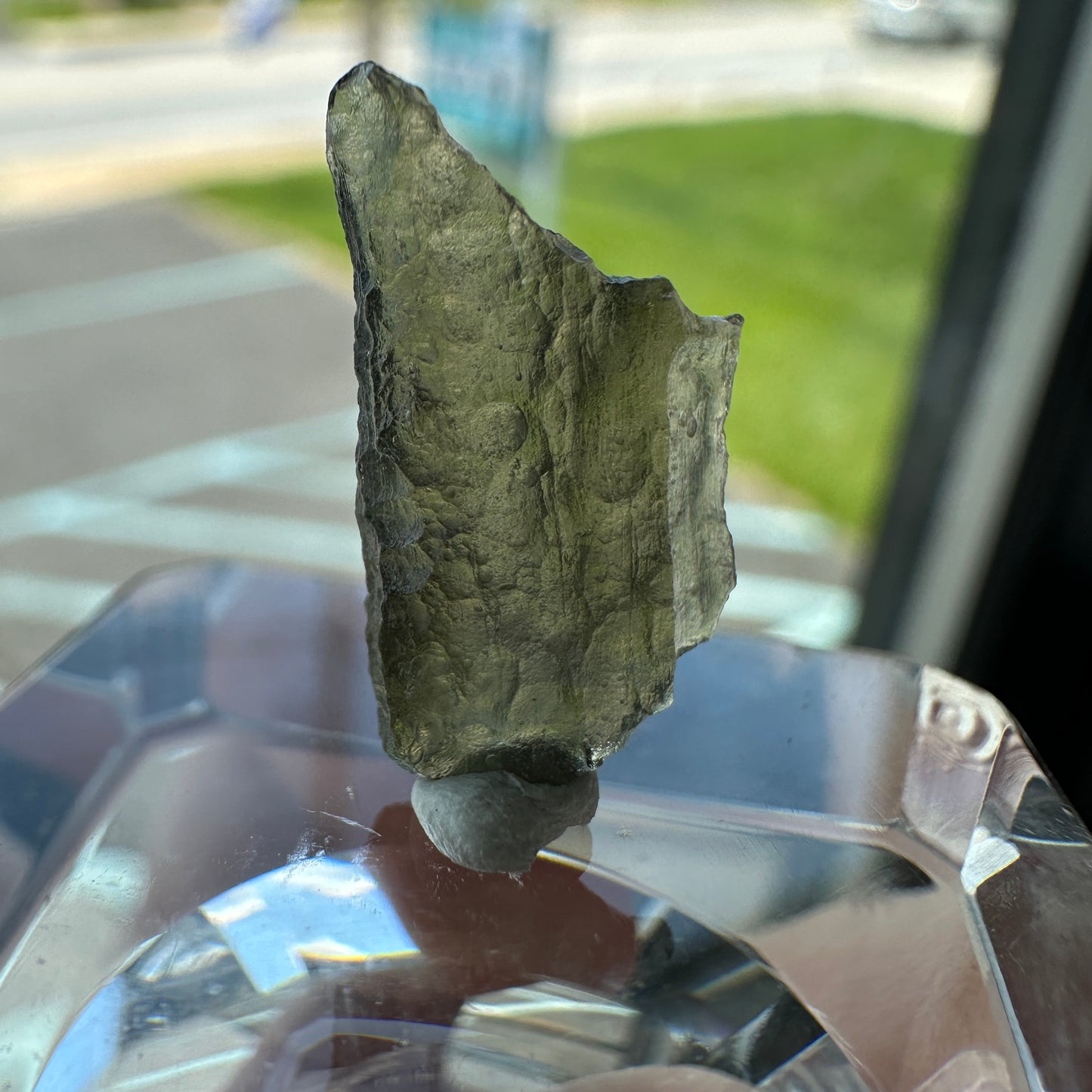 Genuine Green Moldavite 0.44g from Czech Republic
