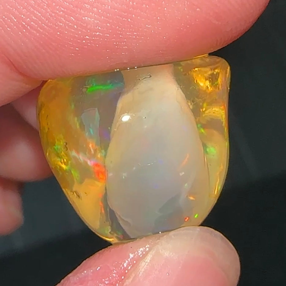 A+ 5.32g Welo Ghost Phantom Water Opal from Ethiopia