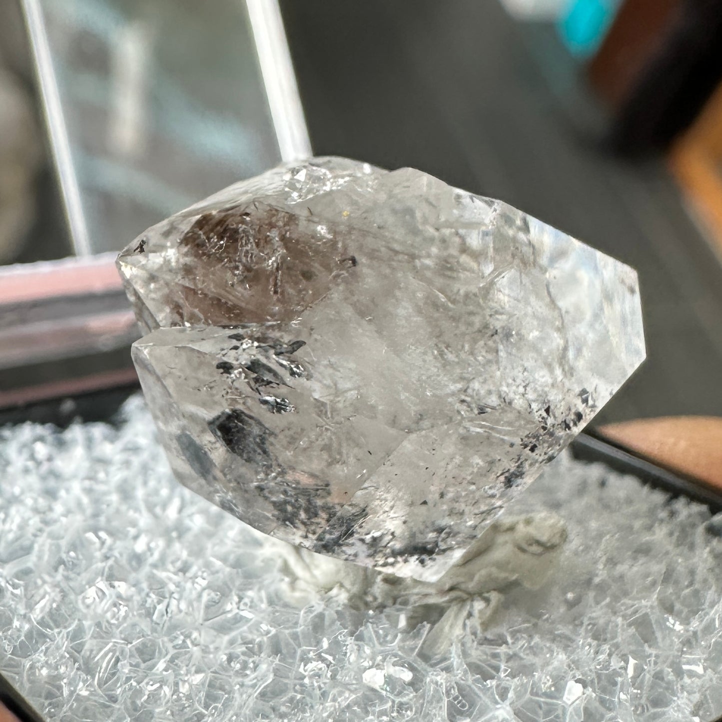 Herkimer Diamond Quartz Perky Box Specimen from New York