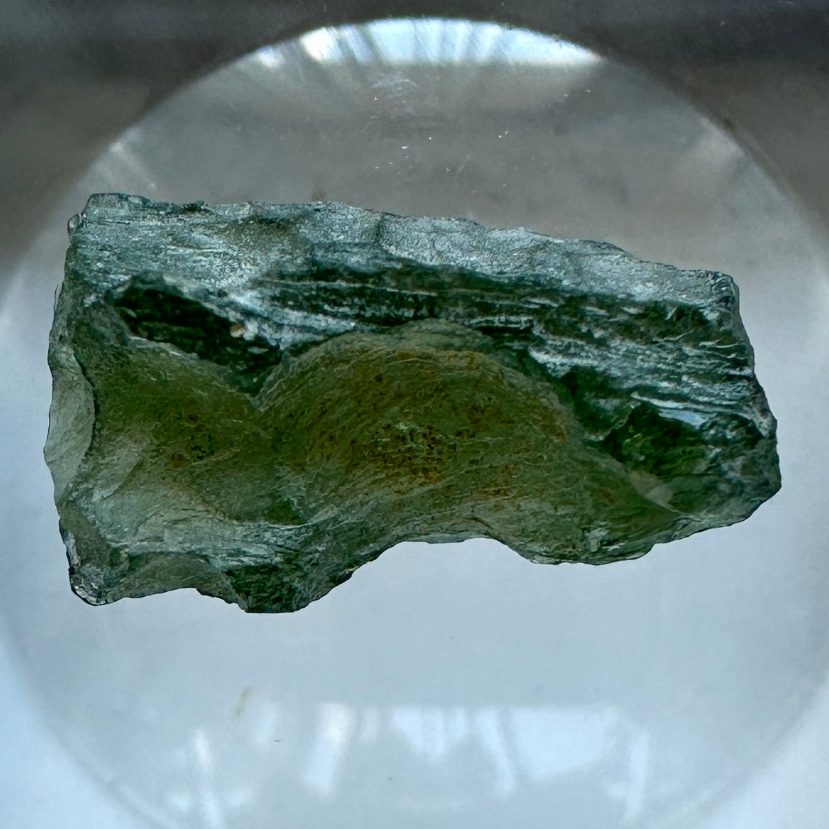 Genuine Green Moldavite 0.65g from Czech Republic