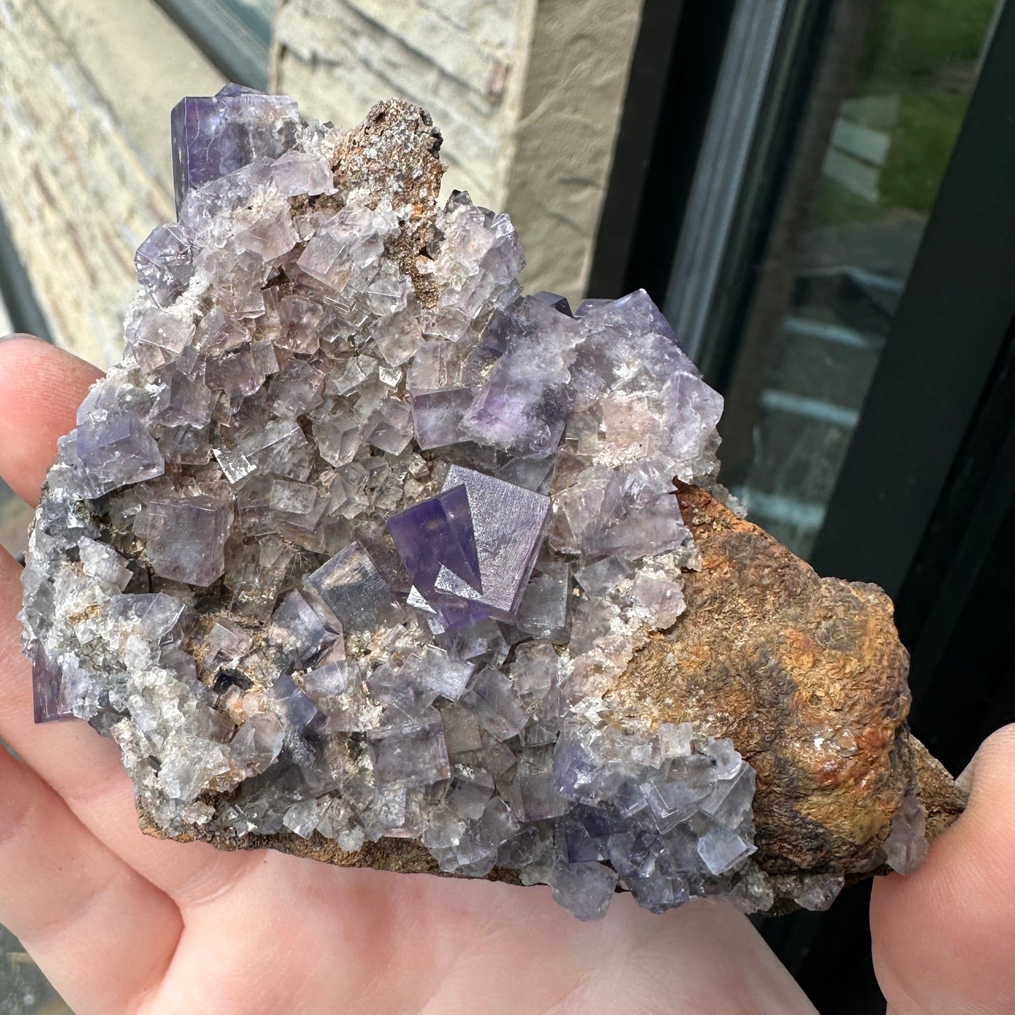 Cabinet Size Purple Fluorite from the Diana Maria Mine, UK