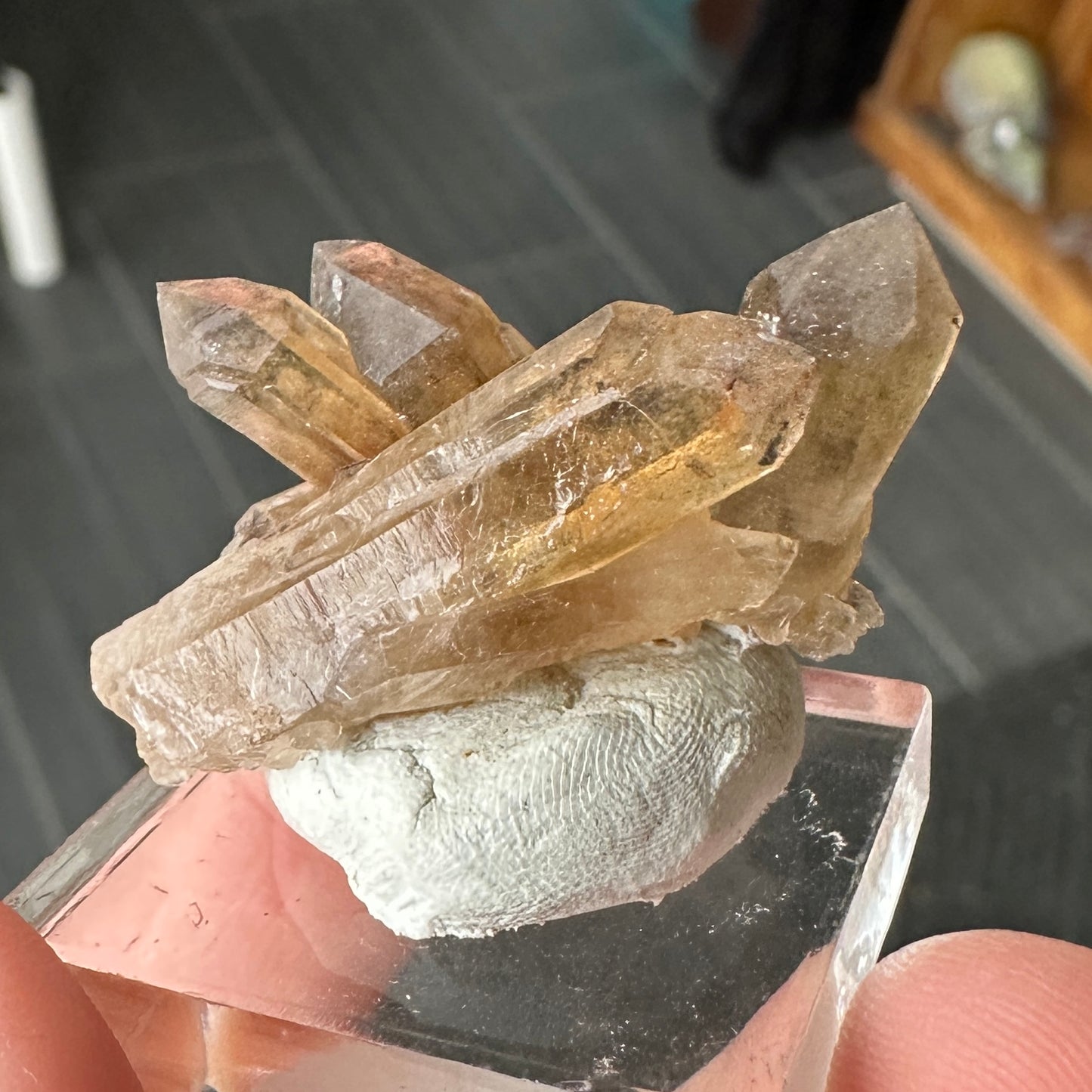 Miniature Sized Smoky Citrine from Orange River, Namibia