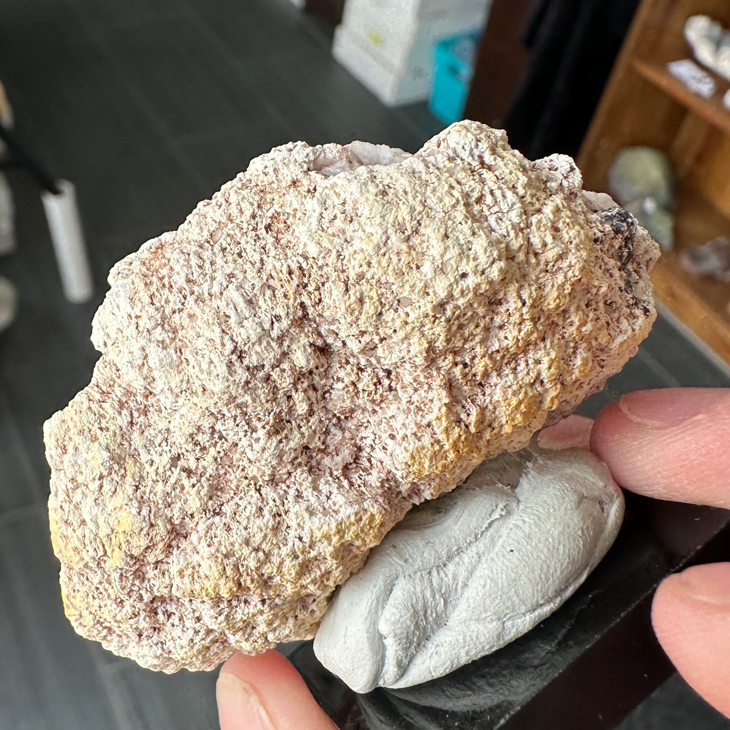 Miniature Sized Pink Amethyst Geode from El Choique mine, Argentina