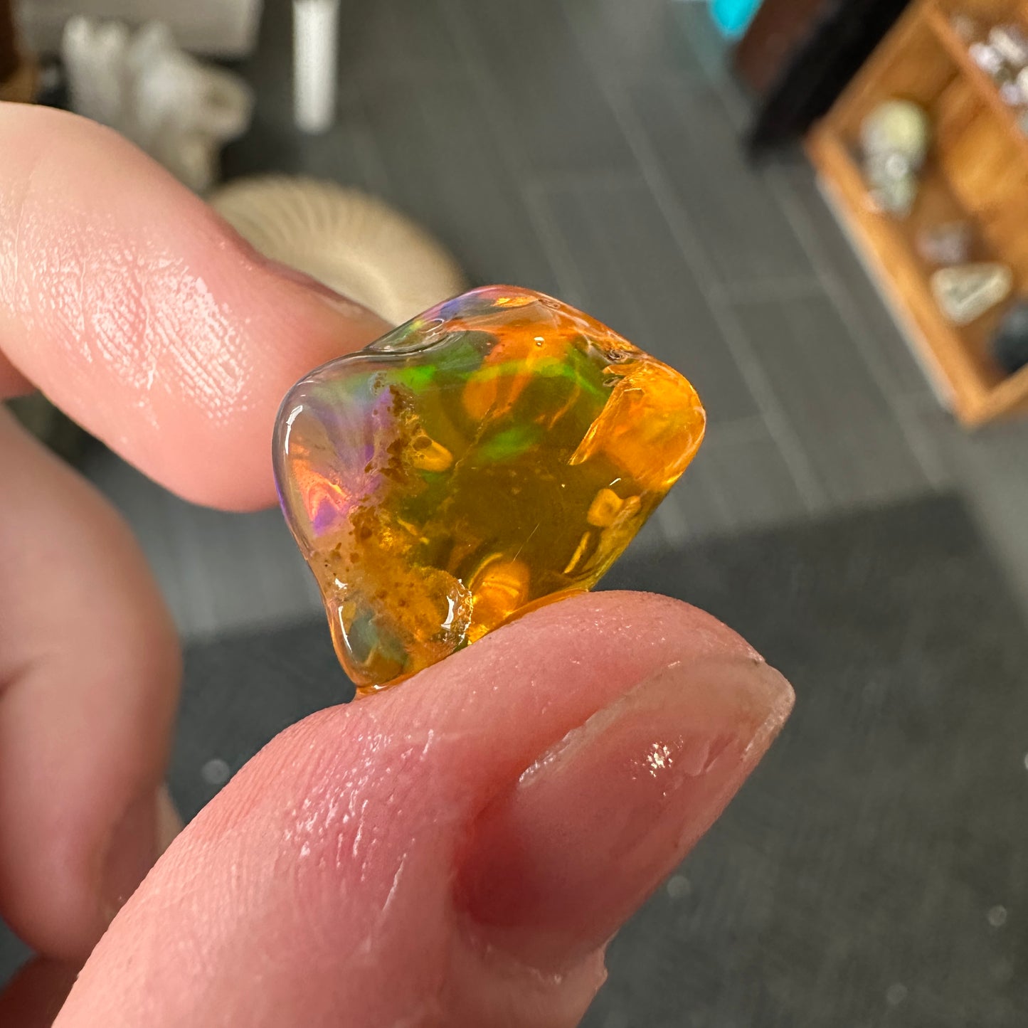 A+ 3.79g Welo Water Opal from Ethiopia
