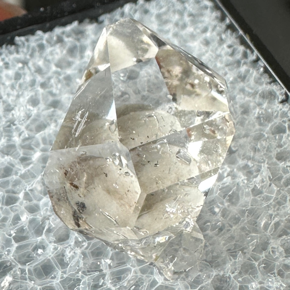 Herkimer Diamond Quartz Perky Box Specimen from New York