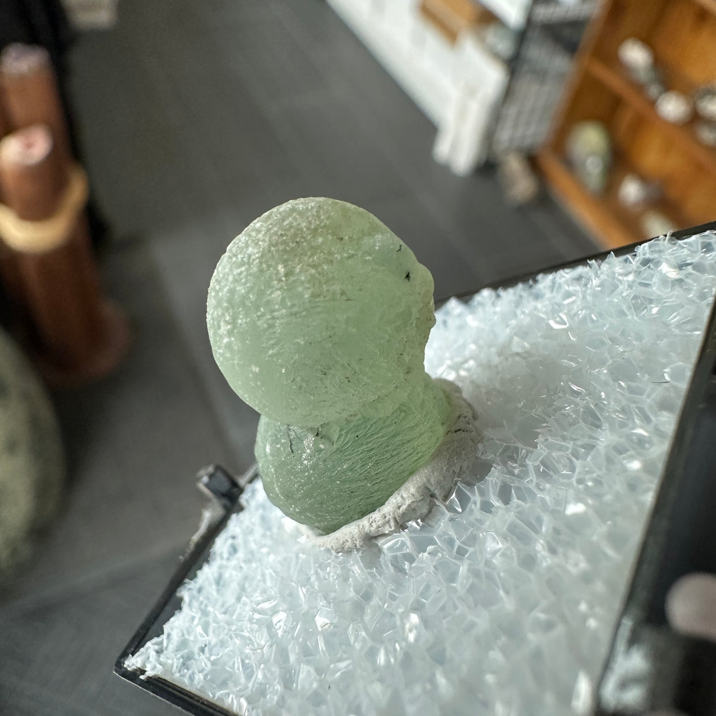 Prehnite Perky Box Specimen from Mali