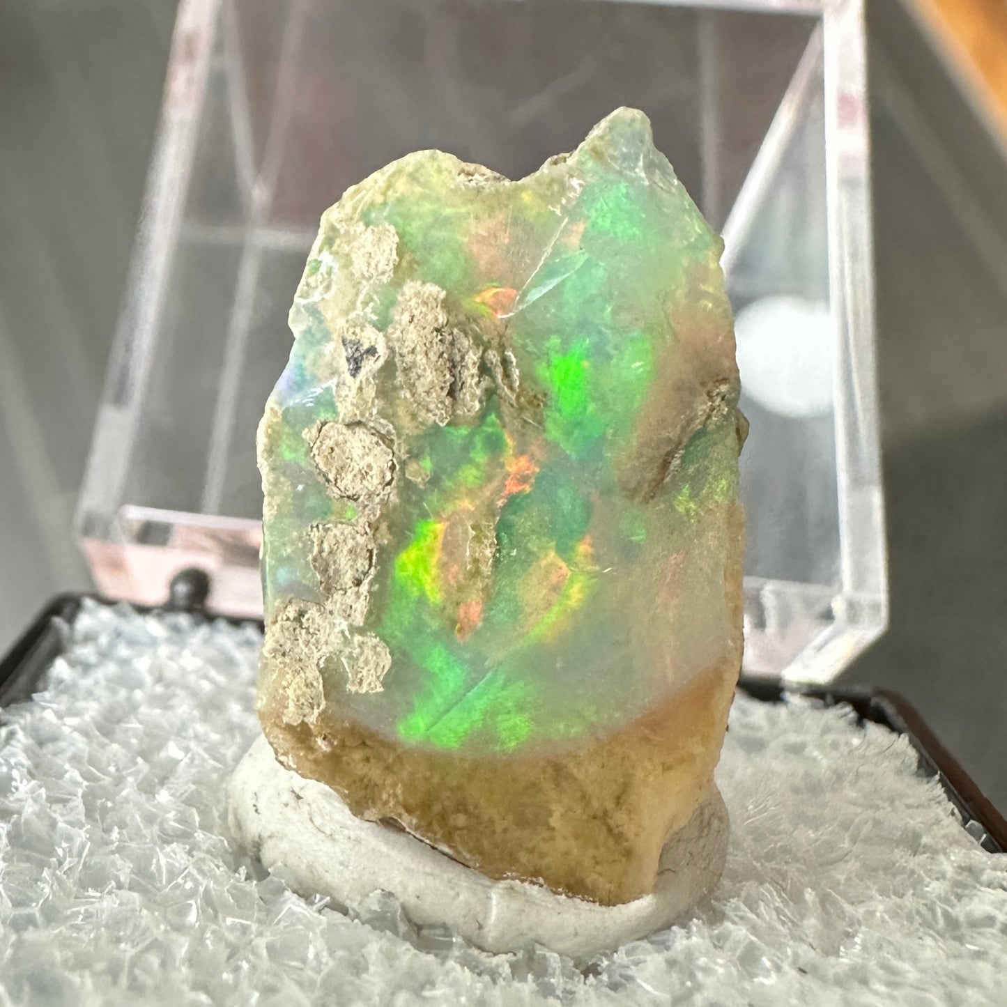 Stunning A+ Welo Opal in Perky Box from Ethiopia