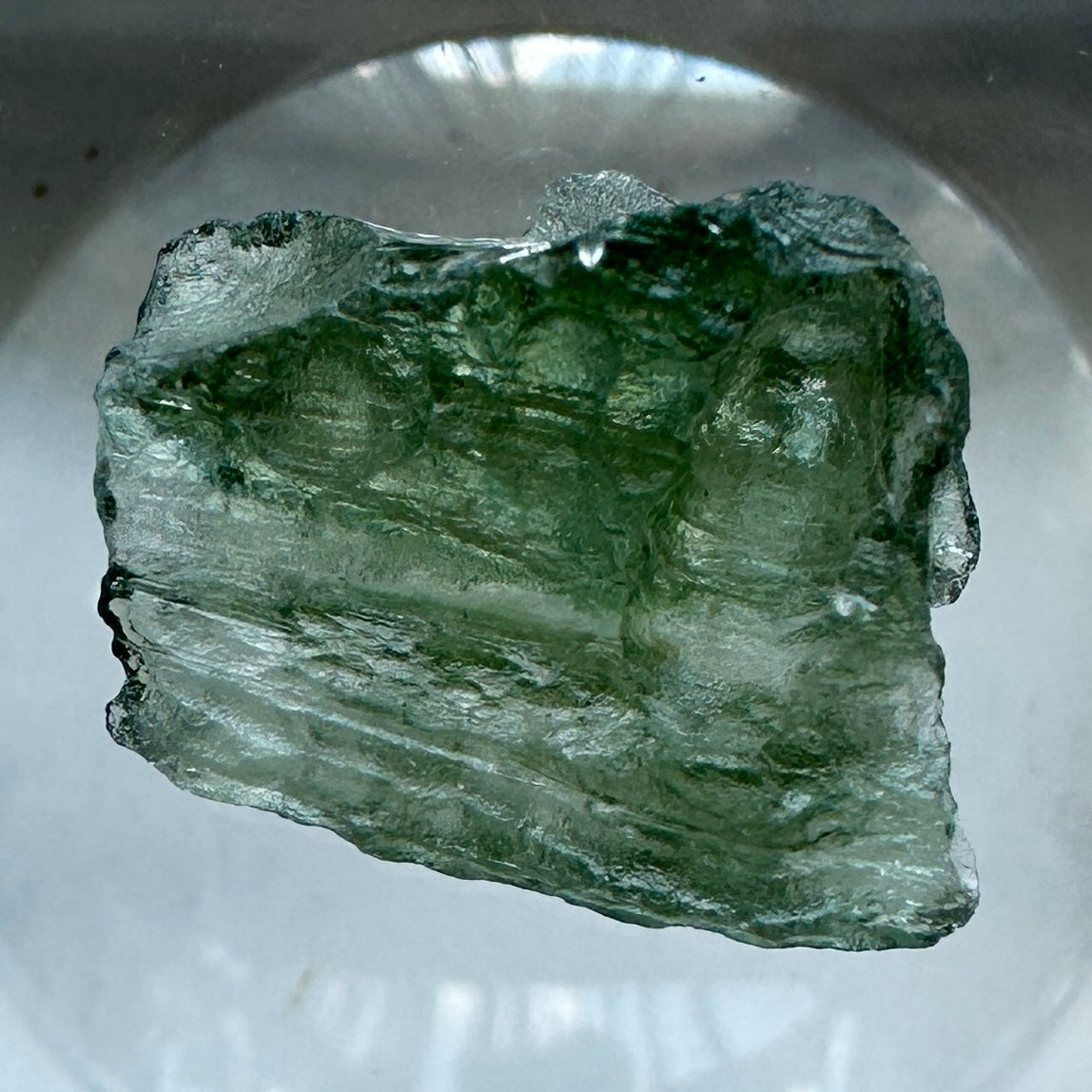 Genuine Green Moldavite 0.60g from Czech Republic