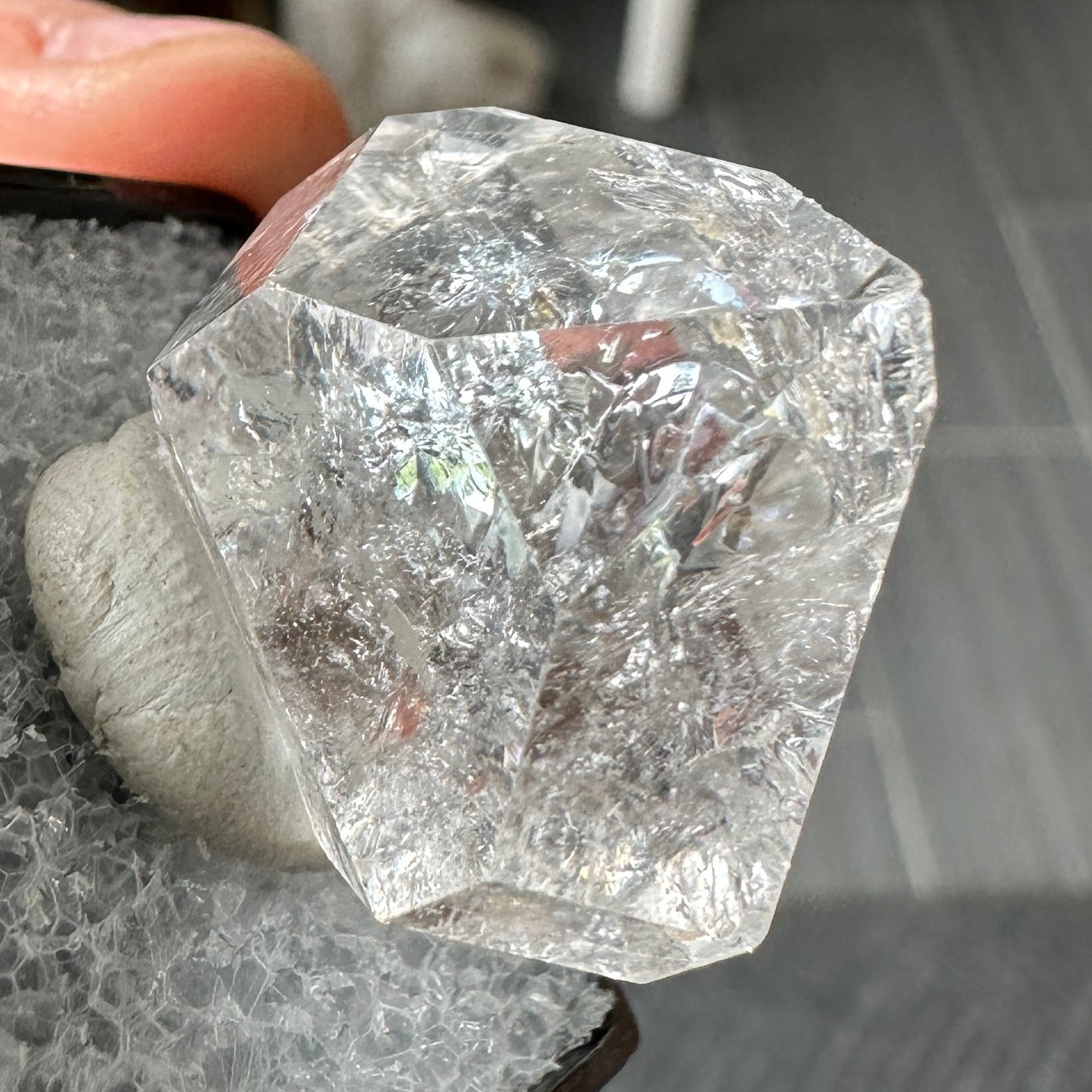 Herkimer Diamond Quartz Perky Box Specimen from New York