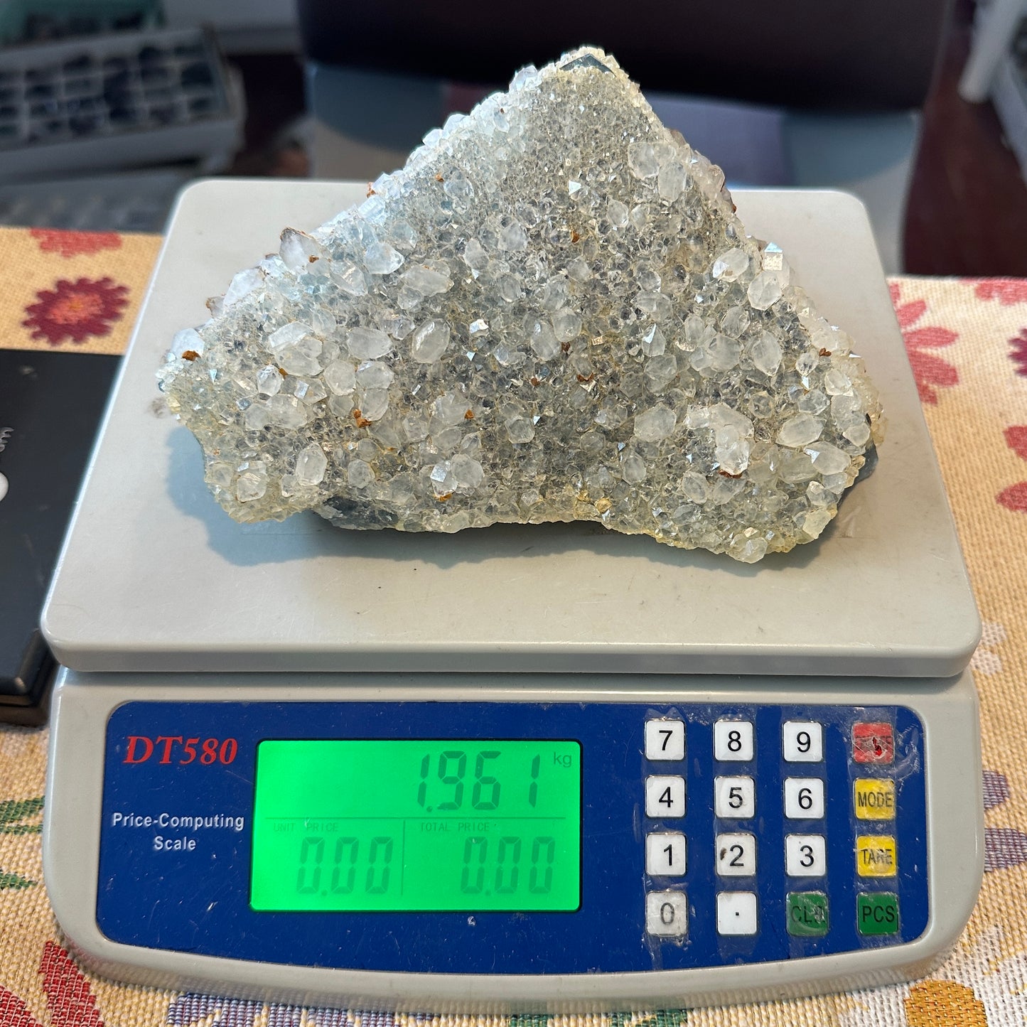 Fluorite with Quartz from Nigeria