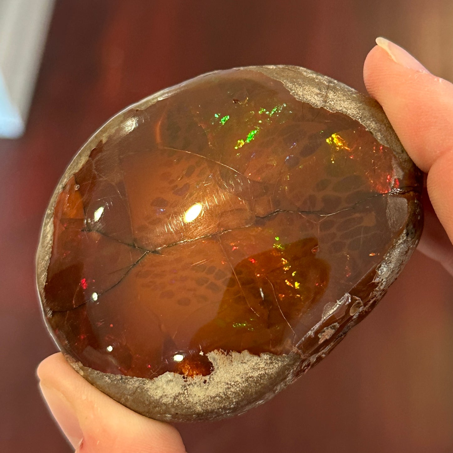 Marcela- 125g Hand-Polished Chocolate Opal from Ethiopia
