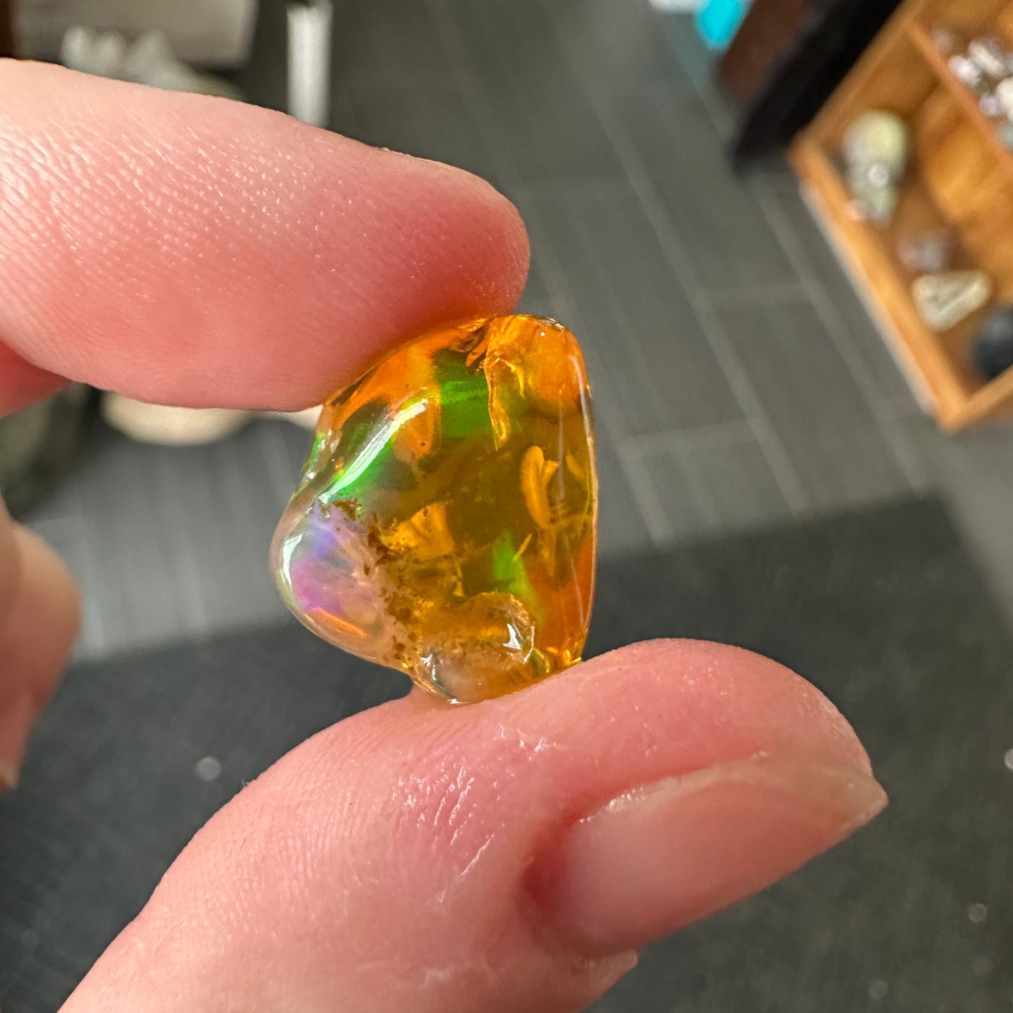 A+ 3.79g Welo Water Opal from Ethiopia