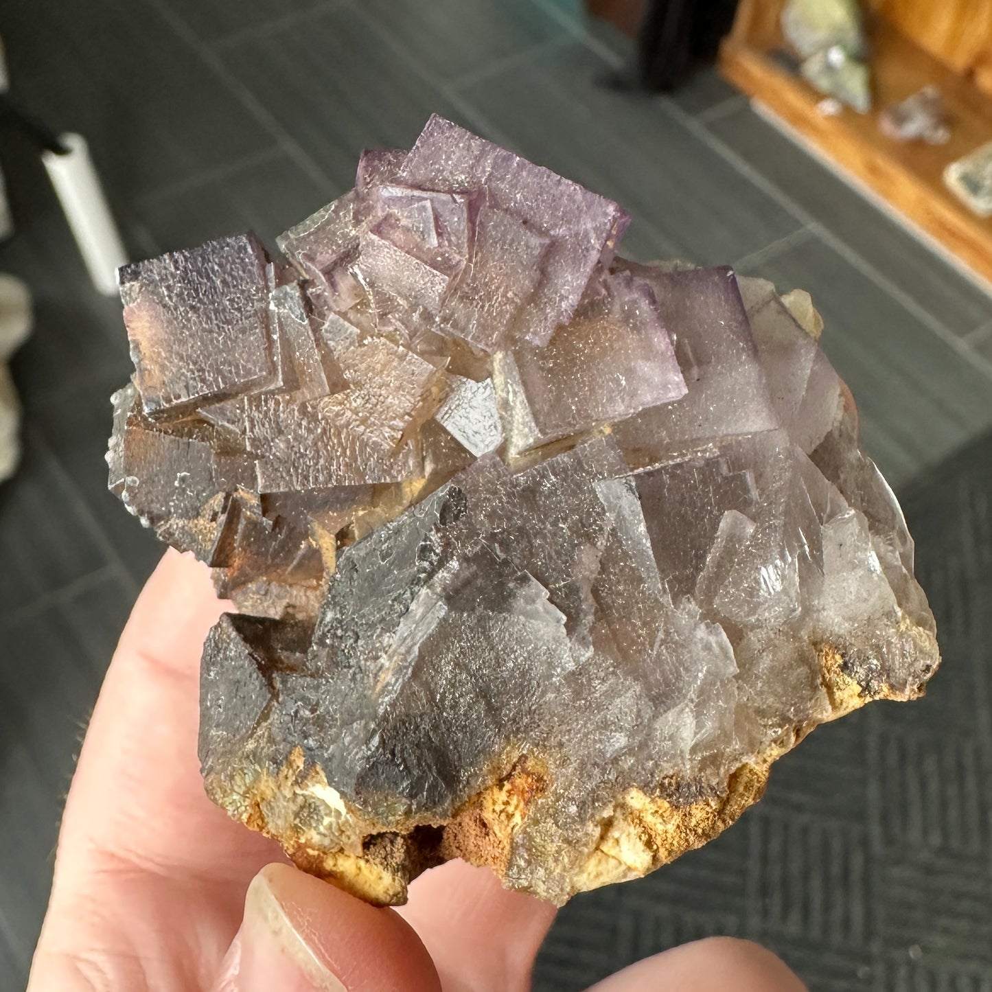 Miniature Purple Fluorite from Nigeria