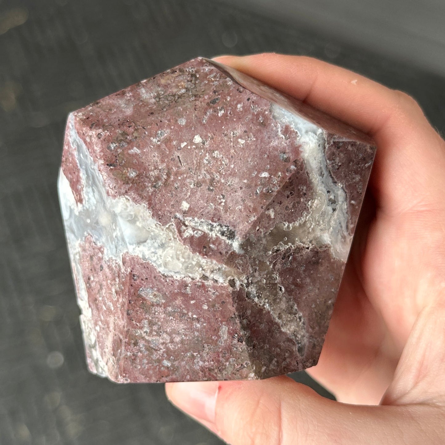 UV Reactive Chalcedony Geode Freeform from Mexico