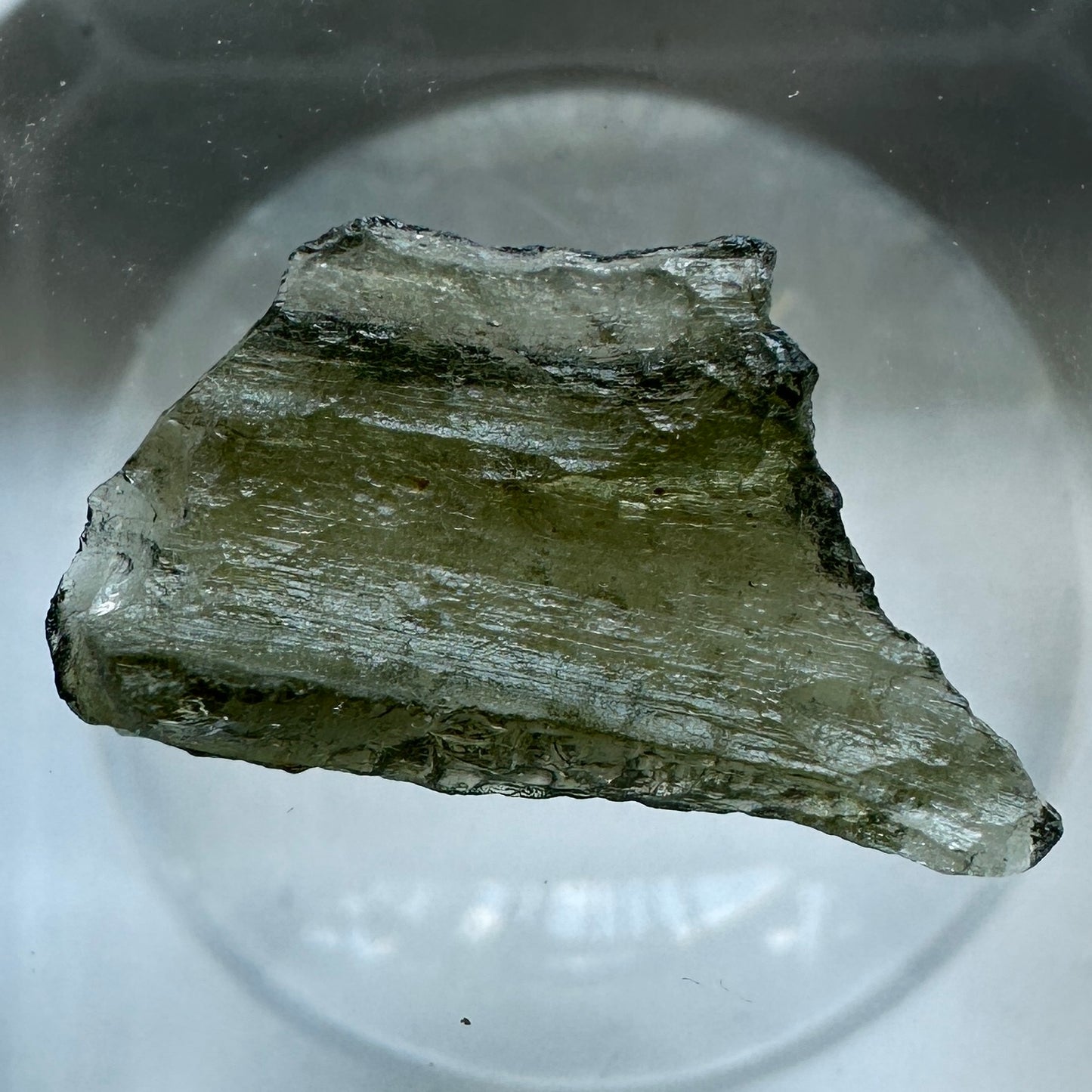 Genuine Green Moldavite 0.44g from Czech Republic