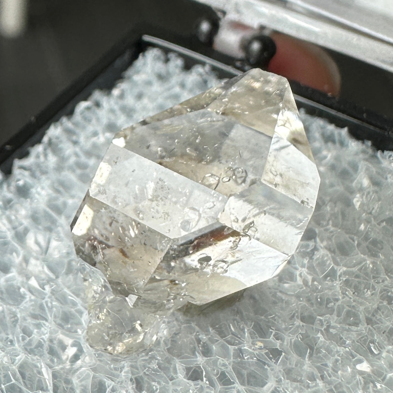 Herkimer Diamond Quartz Perky Box Specimen from New York