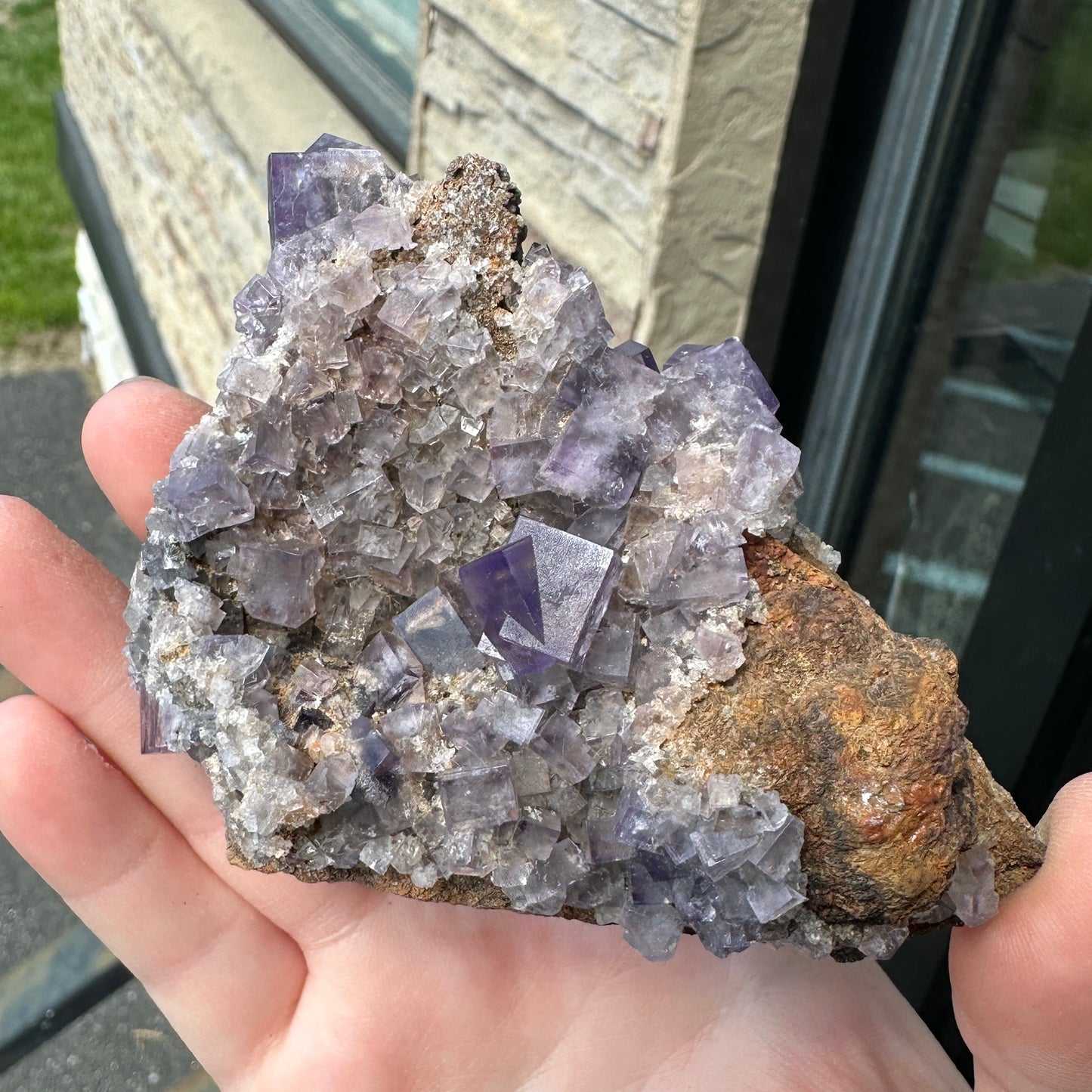 Cabinet Size Purple Fluorite from the Diana Maria Mine, UK
