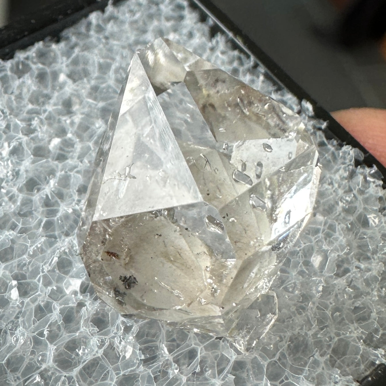 Herkimer Diamond Quartz Perky Box Specimen from New York